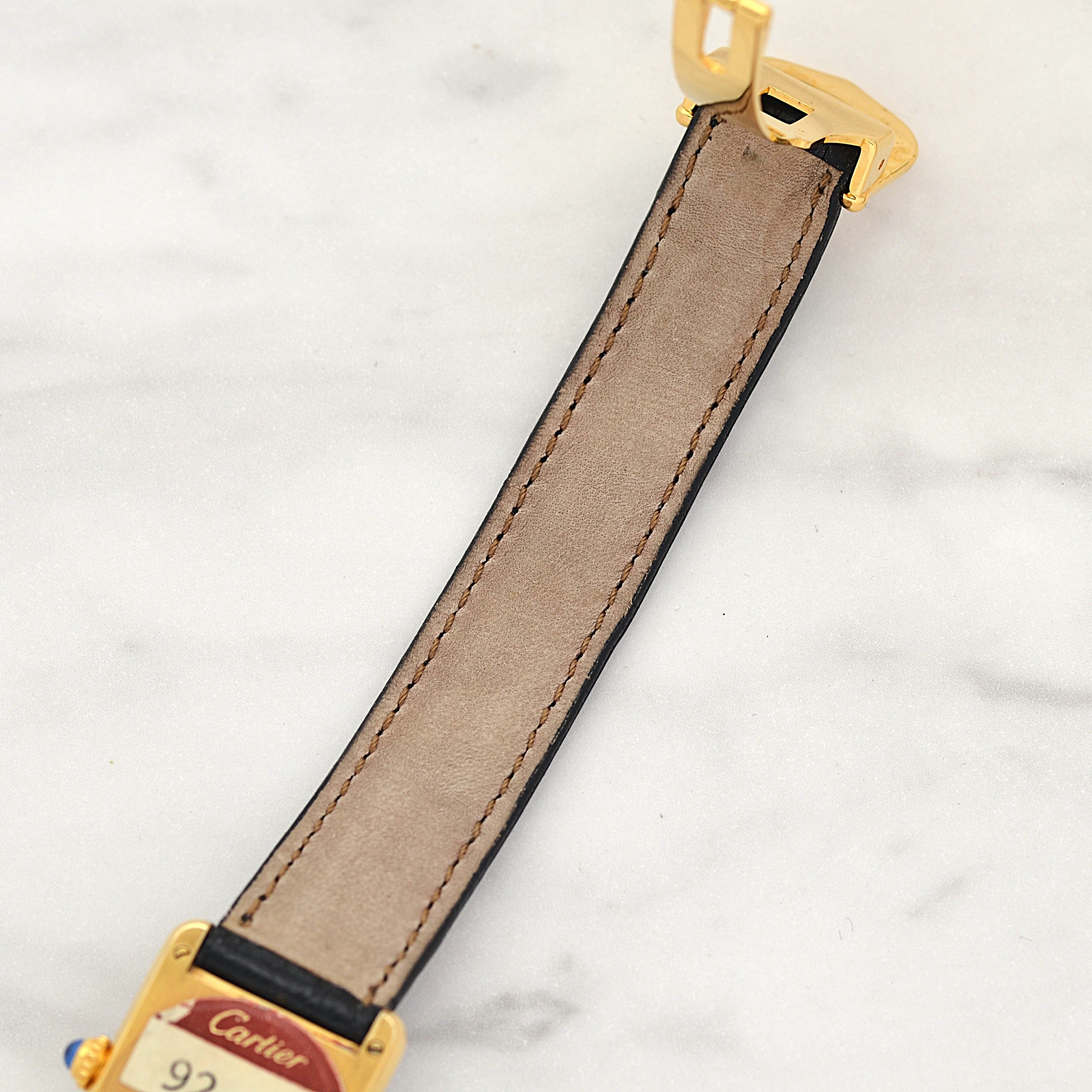 【Cartier】カルティエ マストタンク SM アラビア 純正Dバックル付き デッドストック