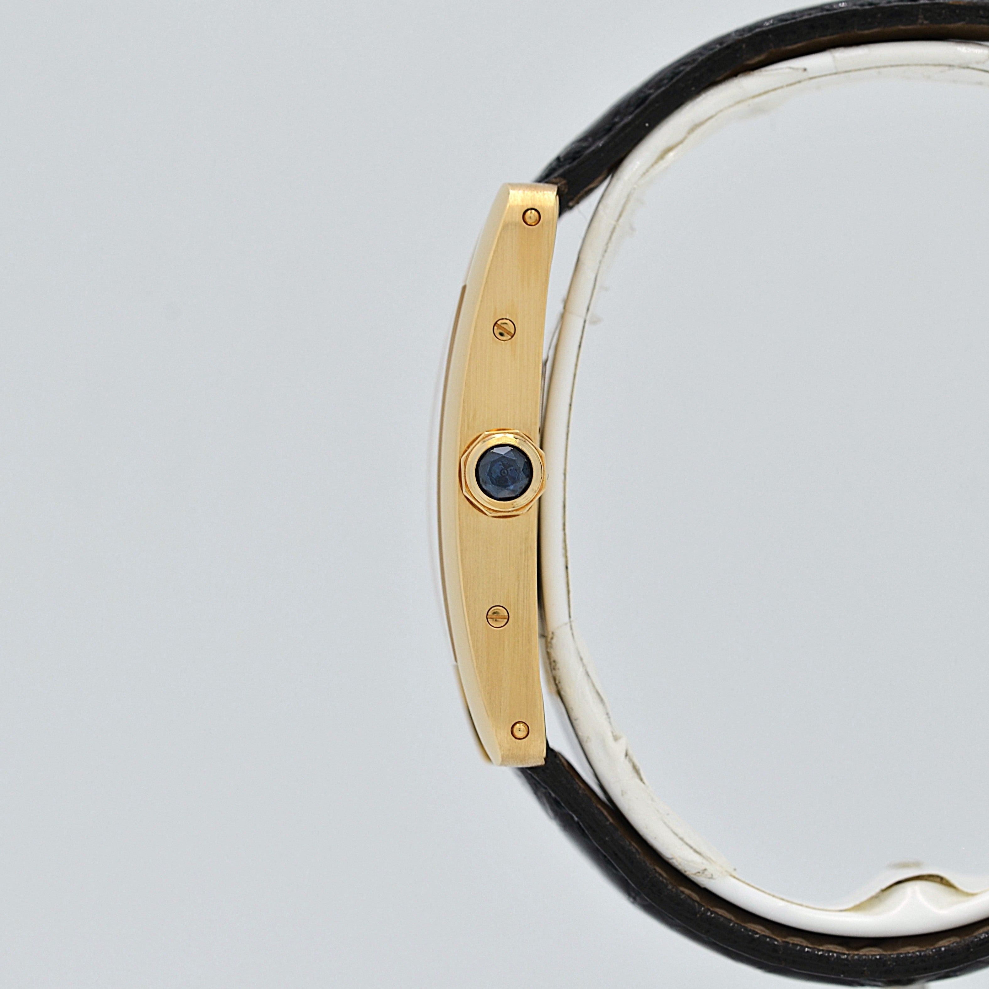【Cartier】カルティエ タンクアメリカン SM 18KYG 付属品完備 デッドストック カルティエコンプリートサービス済み