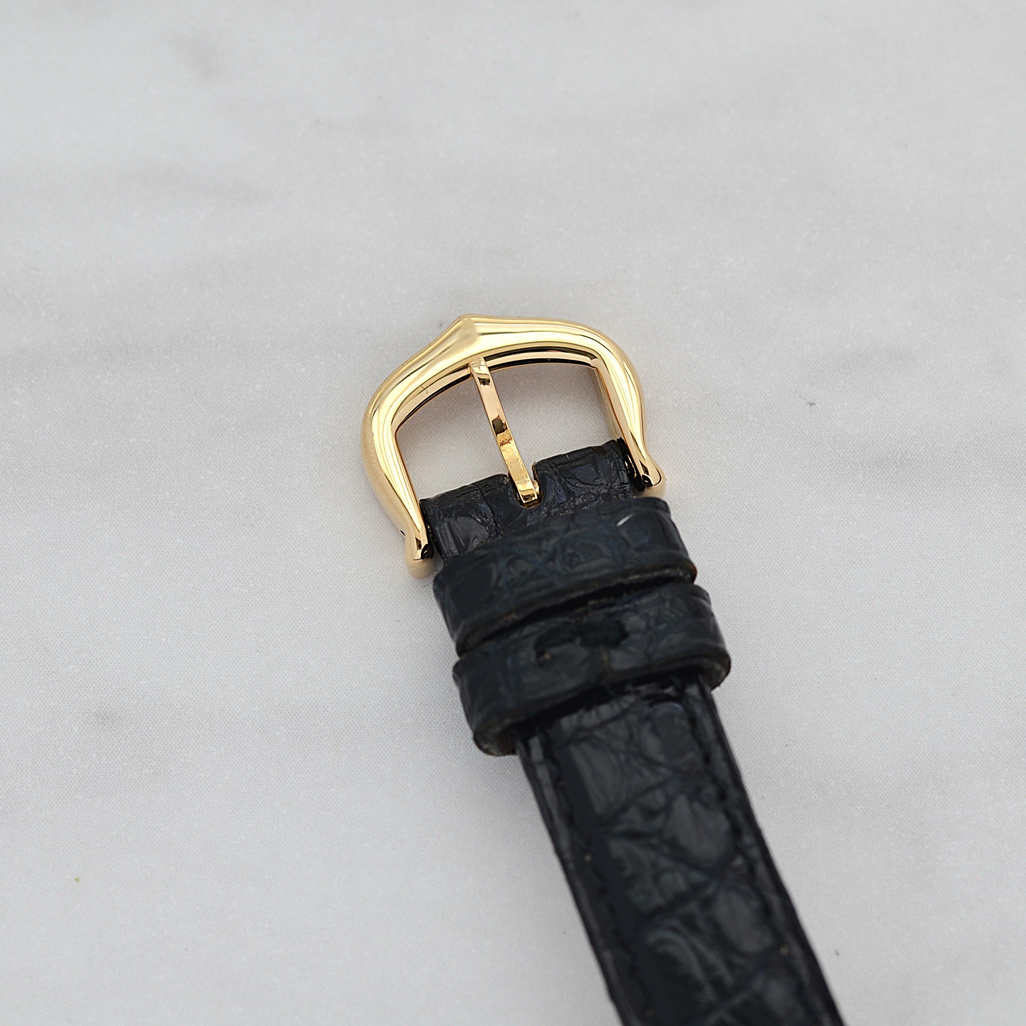 【Cartier】カルティエ タンクアメリカン SM 18KYG 付属品完備 デッドストック カルティエコンプリートサービス済み