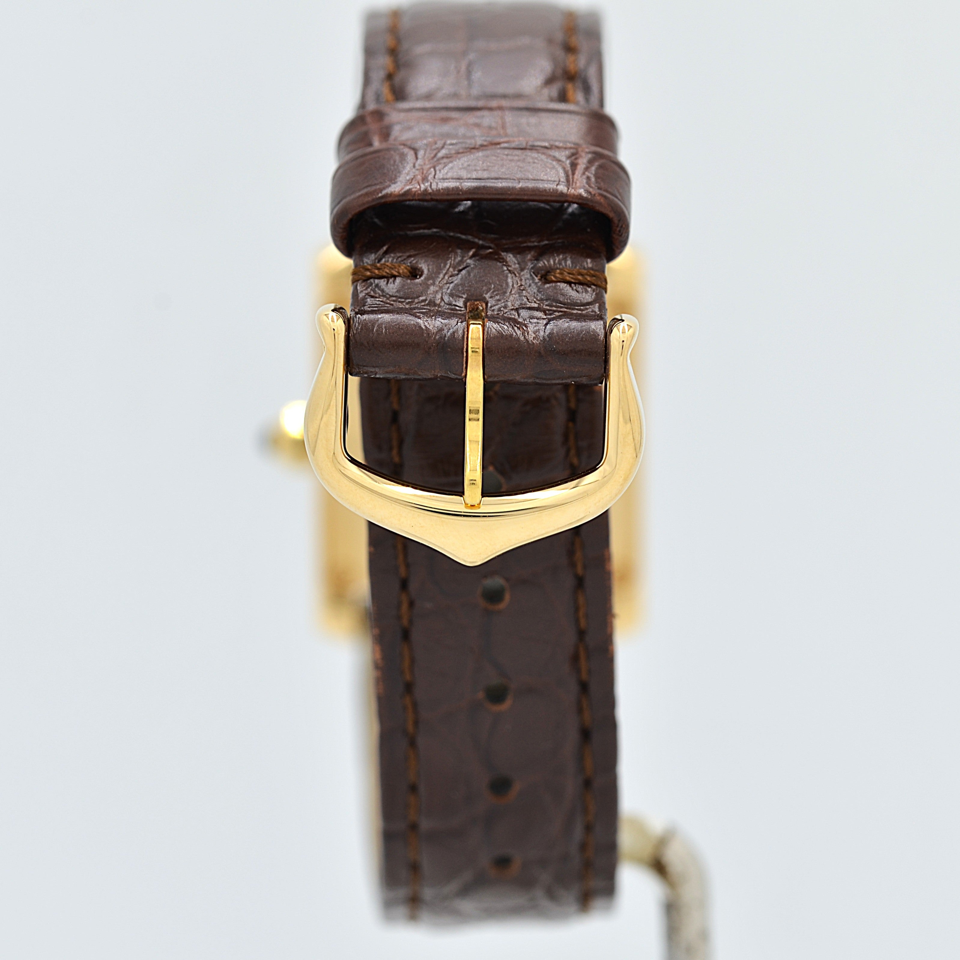 【Cartier】カルティエ タンクフランセーズ SM 18KYG 付属品完備 カルティエコンプリートサービス済み