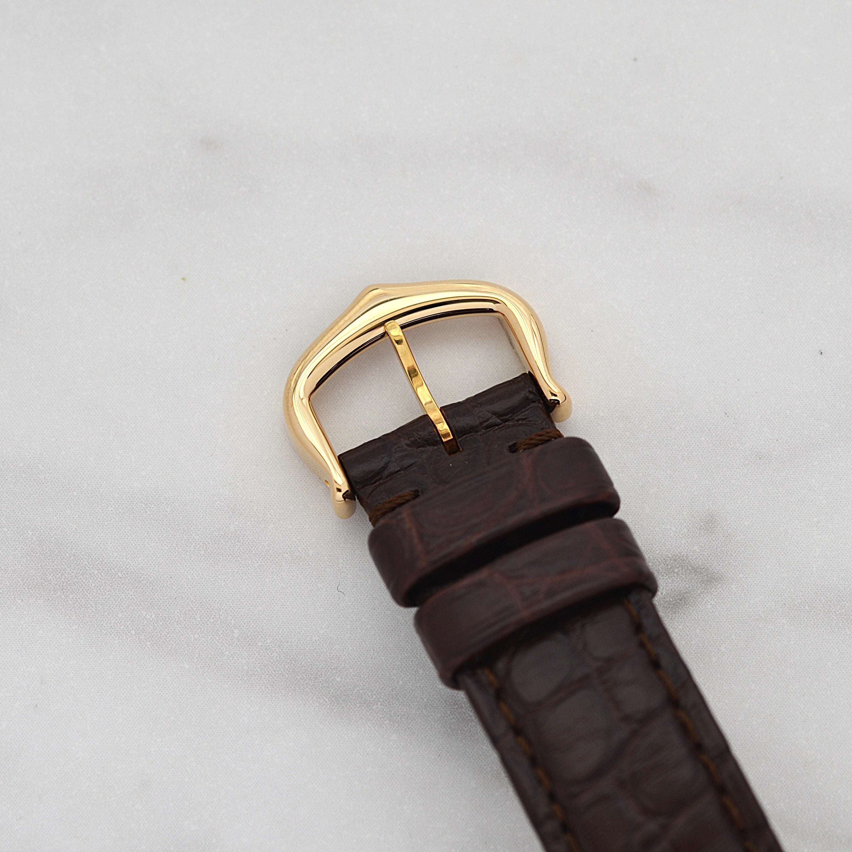 【Cartier】カルティエ タンクフランセーズ SM 18KYG 付属品完備 カルティエコンプリートサービス済み