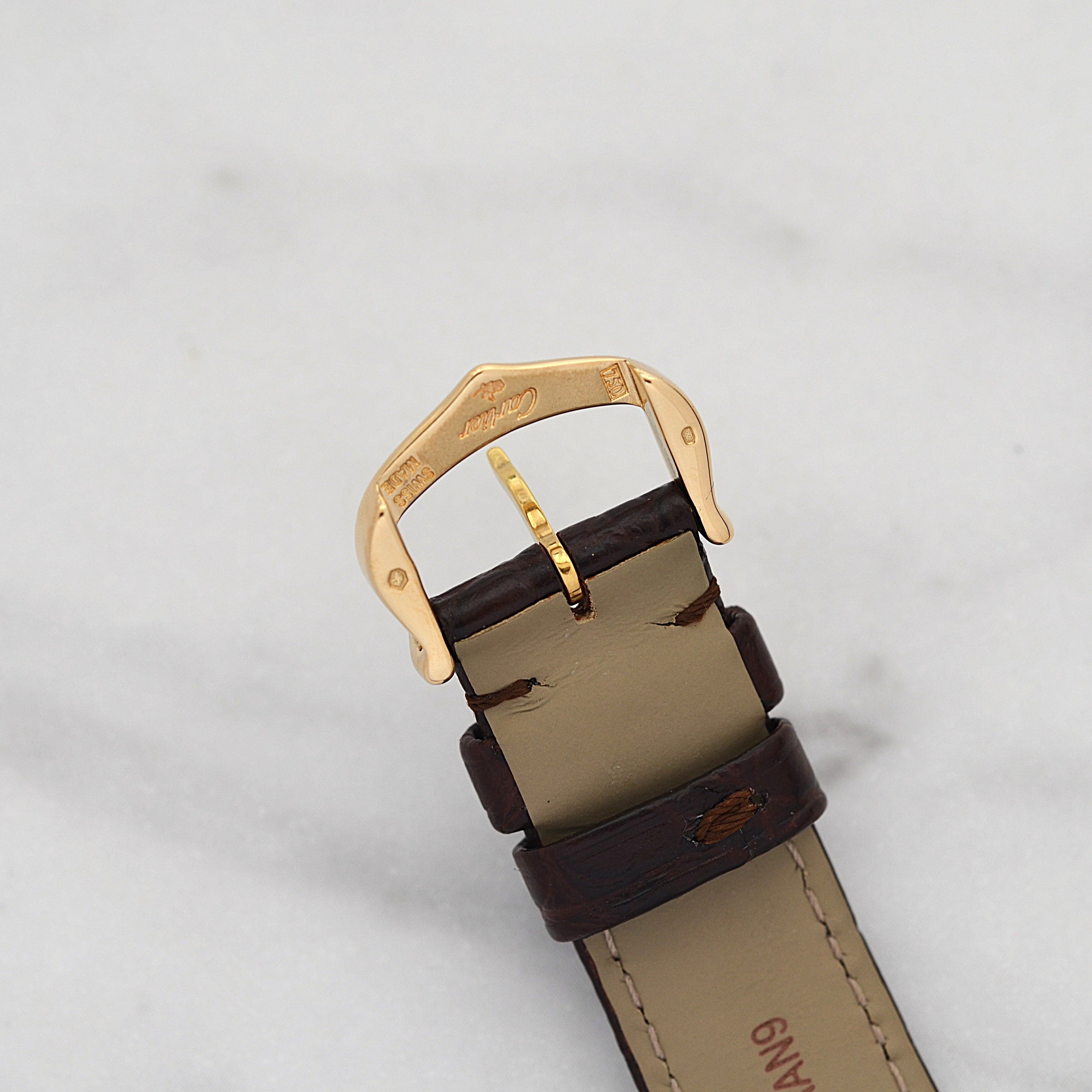 【Cartier】カルティエ タンクフランセーズ SM 18KYG 付属品完備 カルティエコンプリートサービス済み