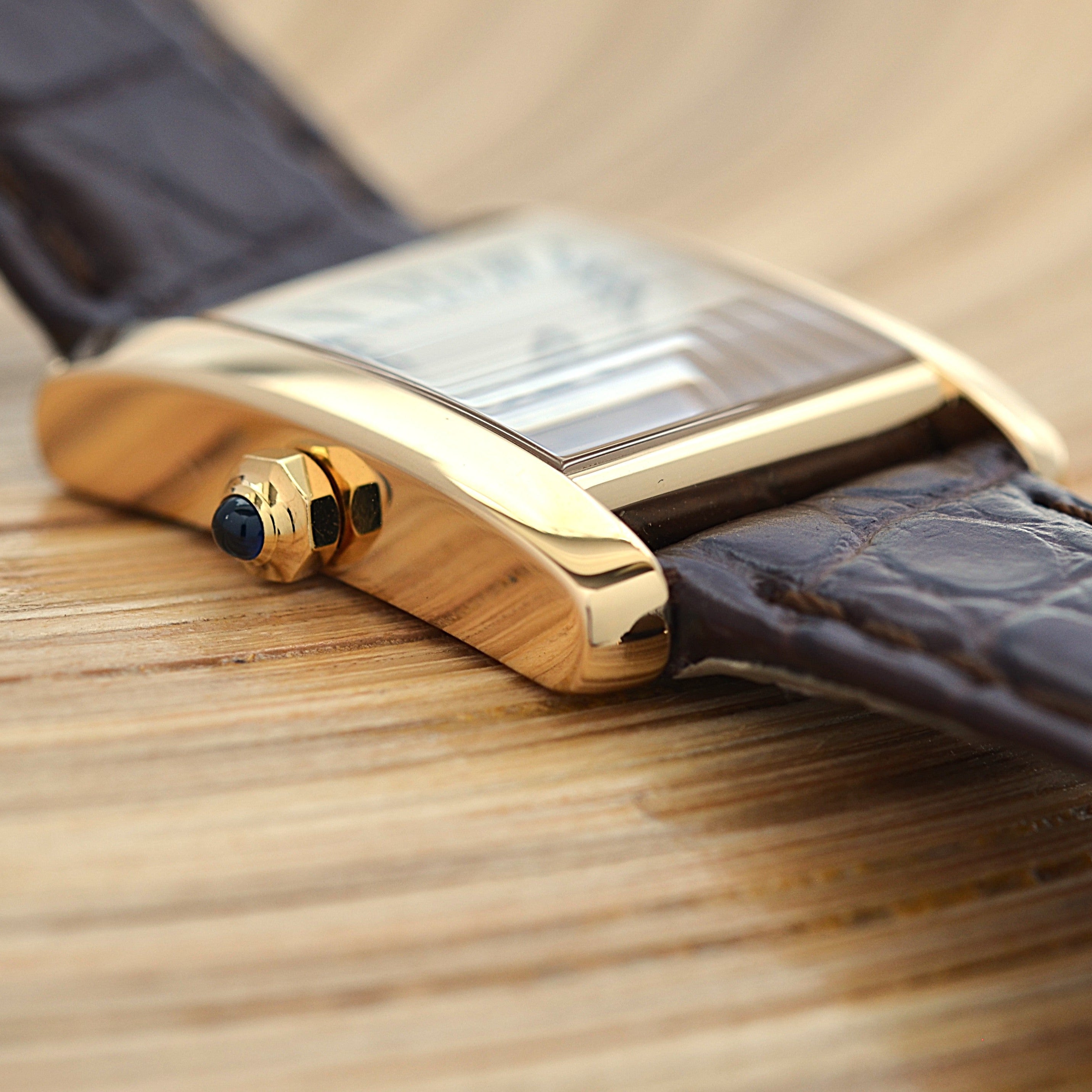 【Cartier】カルティエ タンクフランセーズ SM 18KYG 付属品完備 カルティエコンプリートサービス済み