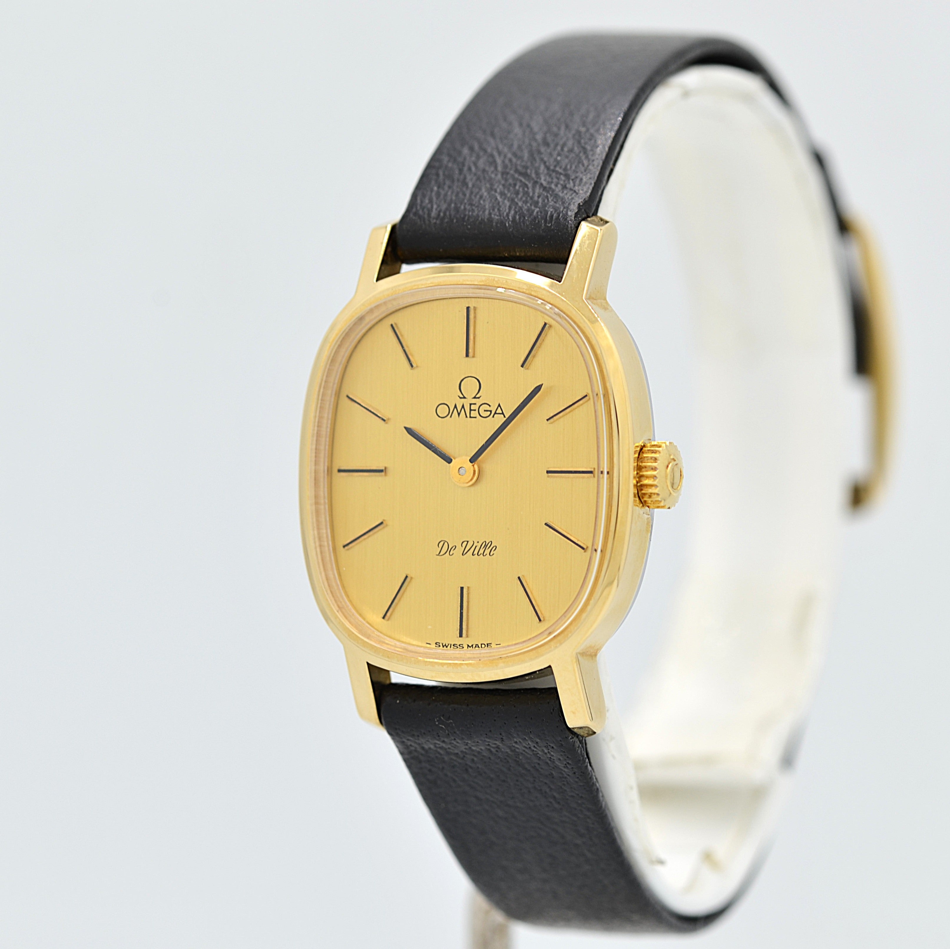 【OMEGA】オメガ デヴィル GP オーバル Gold 純正尾錠付き デッドストック