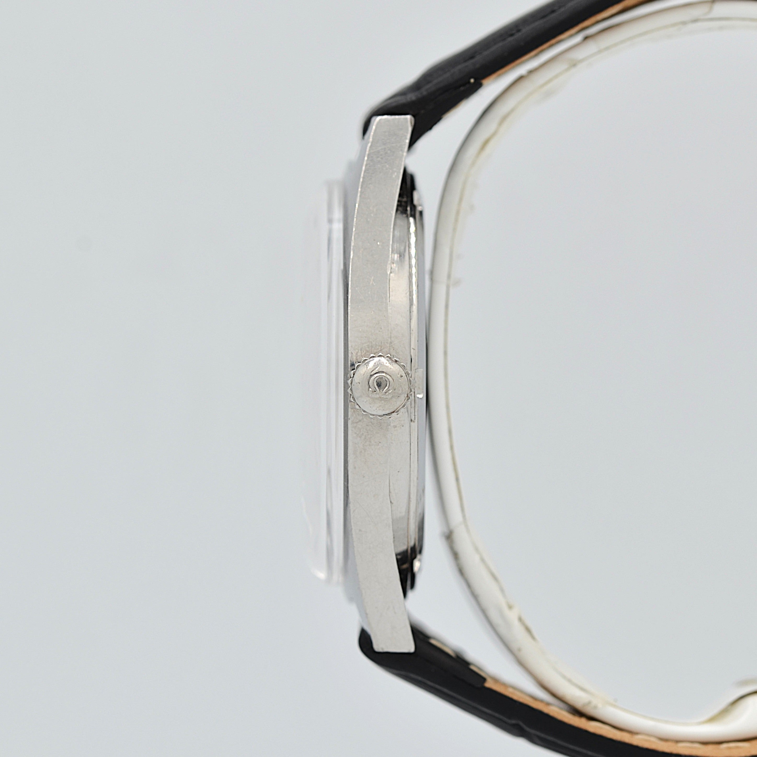 【OMEGA】オメガ ジュネーヴデイト SS Navy dial 純正尾錠付き