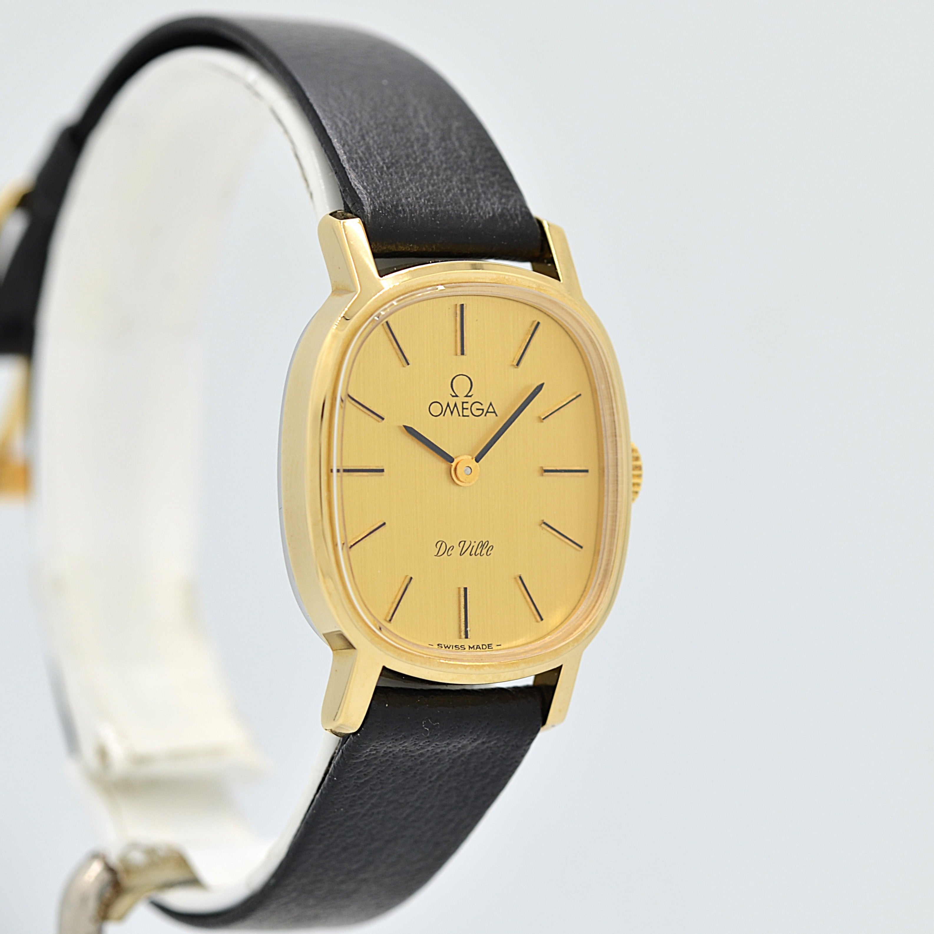 【OMEGA】オメガ デヴィル GP オーバル Gold 純正尾錠付き デッドストック