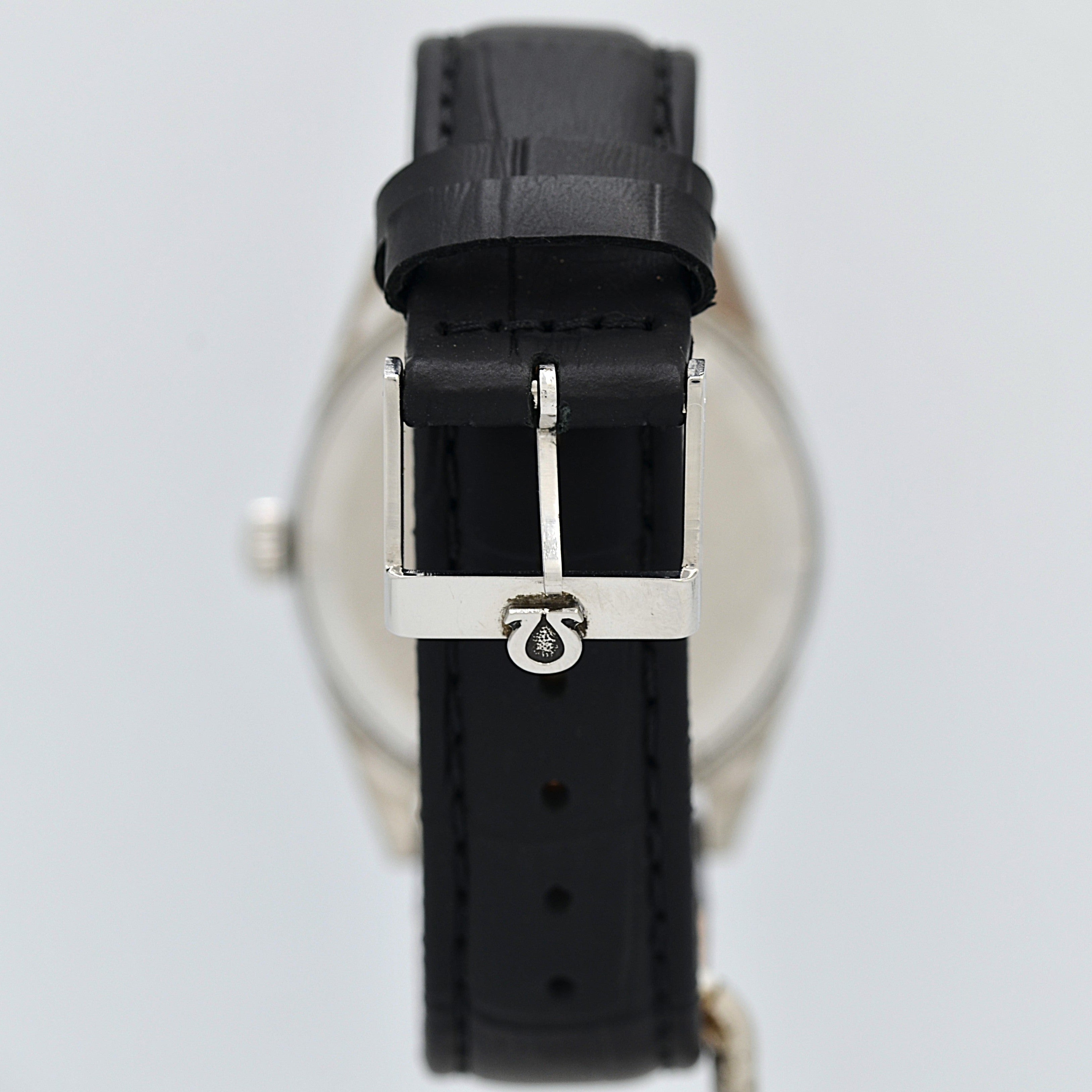 【OMEGA】オメガ ジュネーヴデイト SS Navy dial 純正尾錠付き