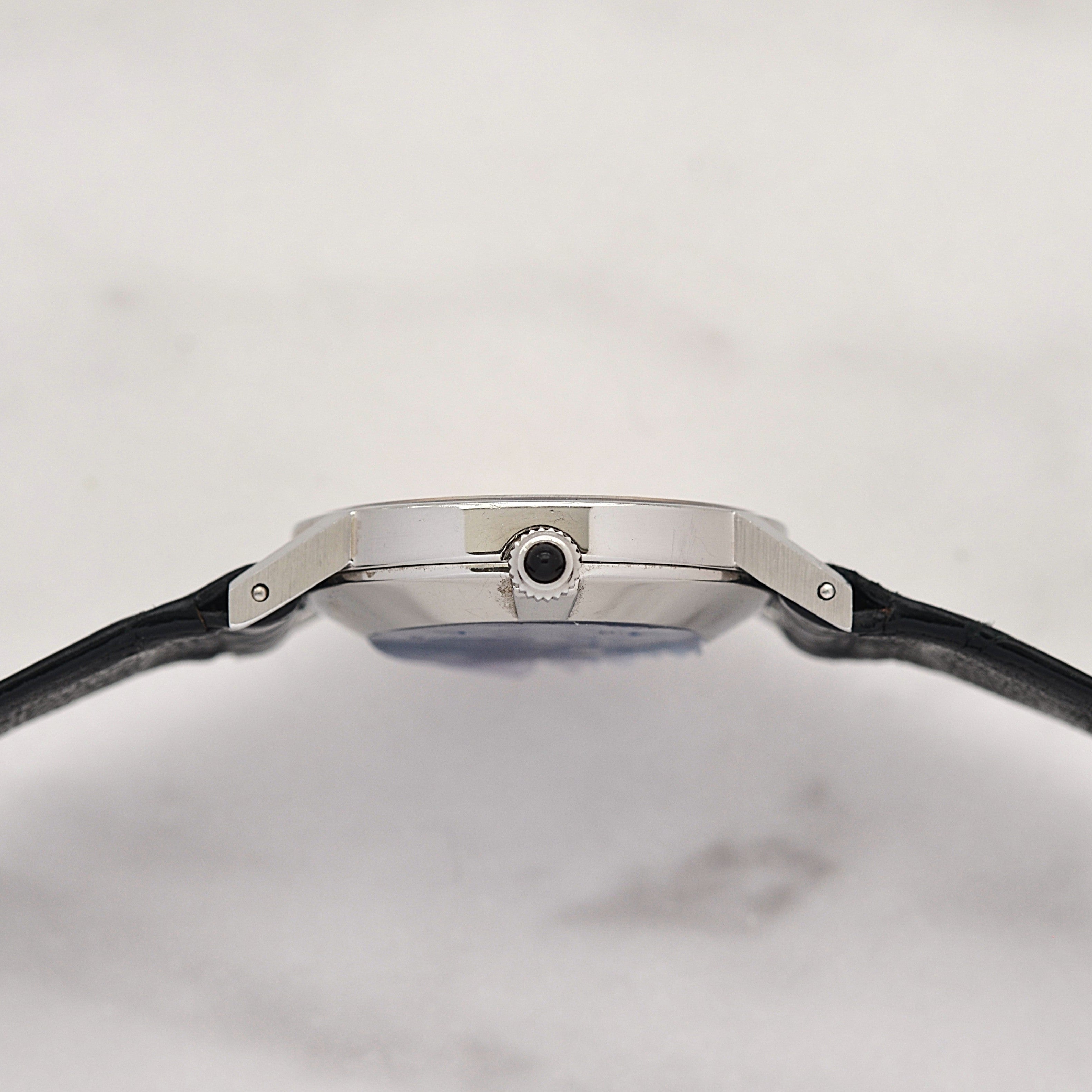 【OMEGA】オメガ デヴィル SS ラウンド Silver 純正尾錠付き デッドストック
