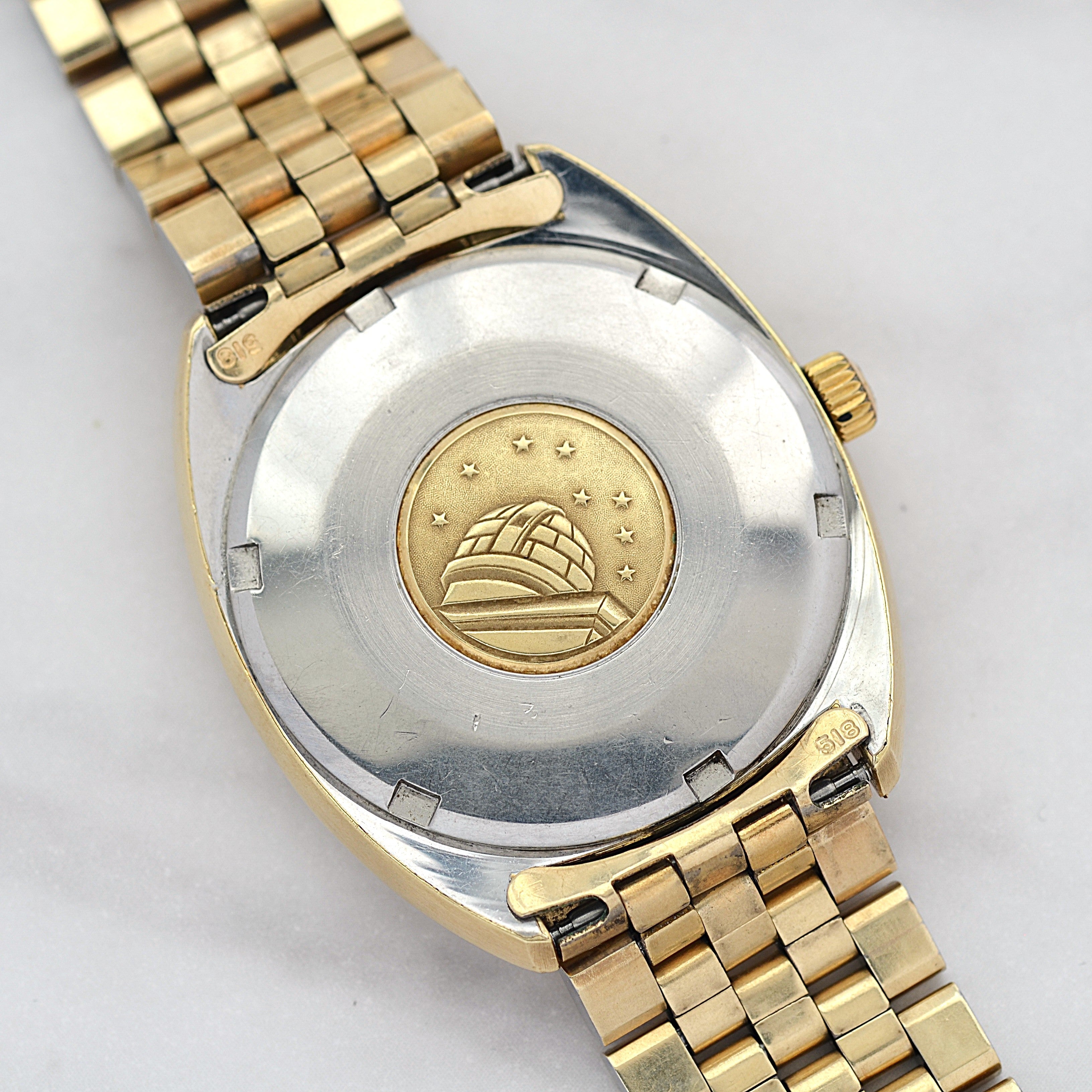 【OMEGA】オメガ コンステレーションデイト Cライン Gold bark dial