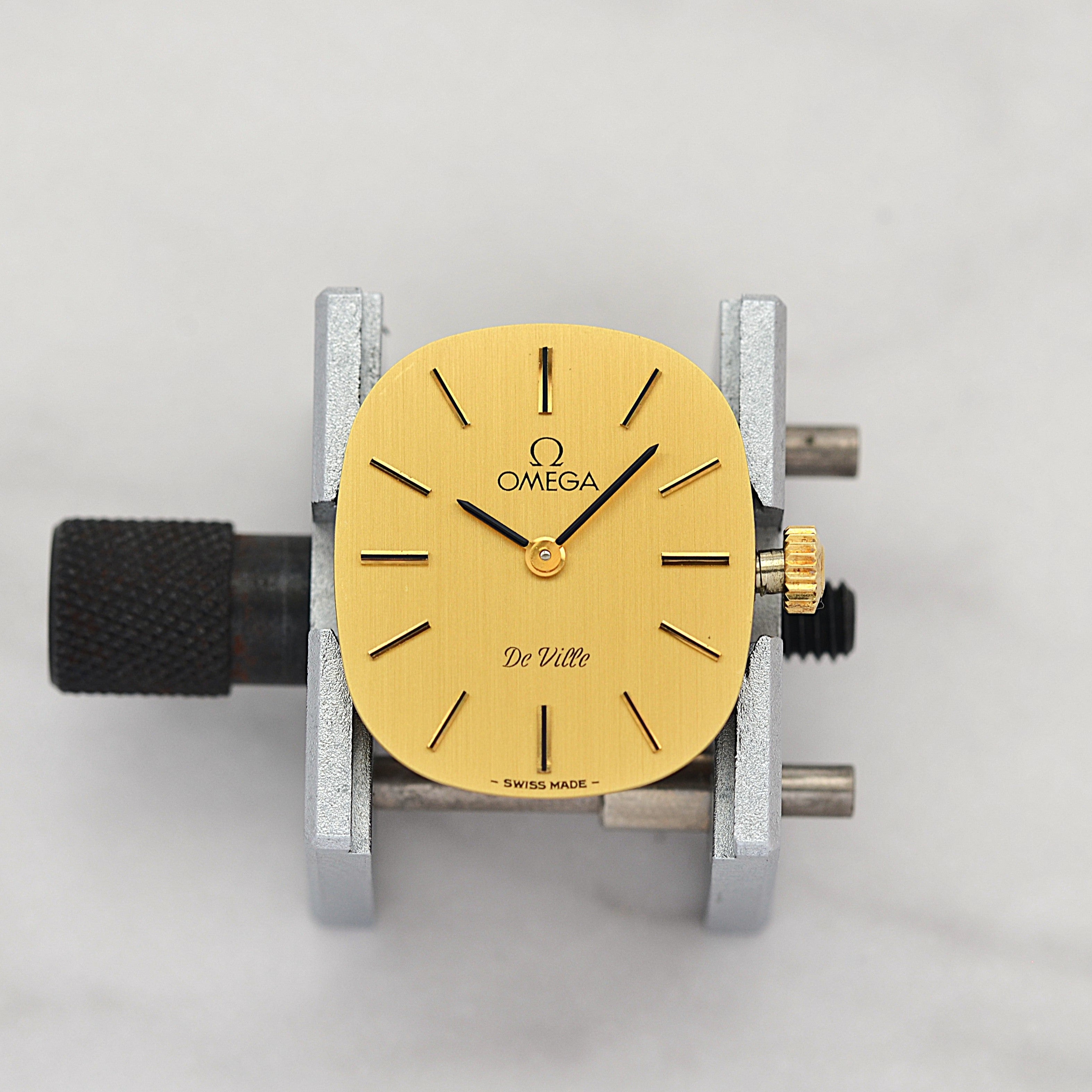 【OMEGA】オメガ デヴィル GP オーバル Gold 純正尾錠付き デッドストック