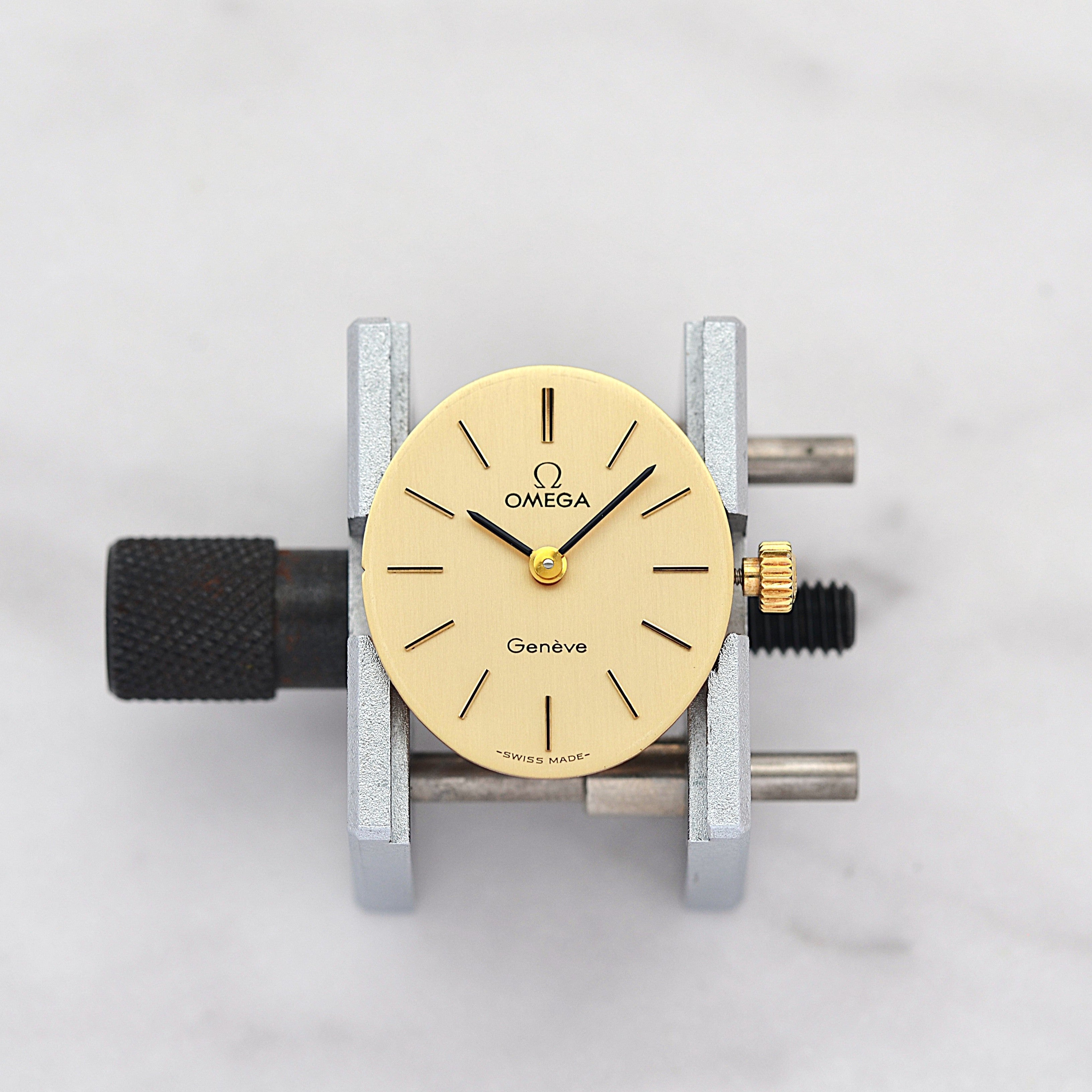 【OMEGA】オメガ ジュネーヴ GP ミニオーバル Gold 純正尾錠付き デッドストック