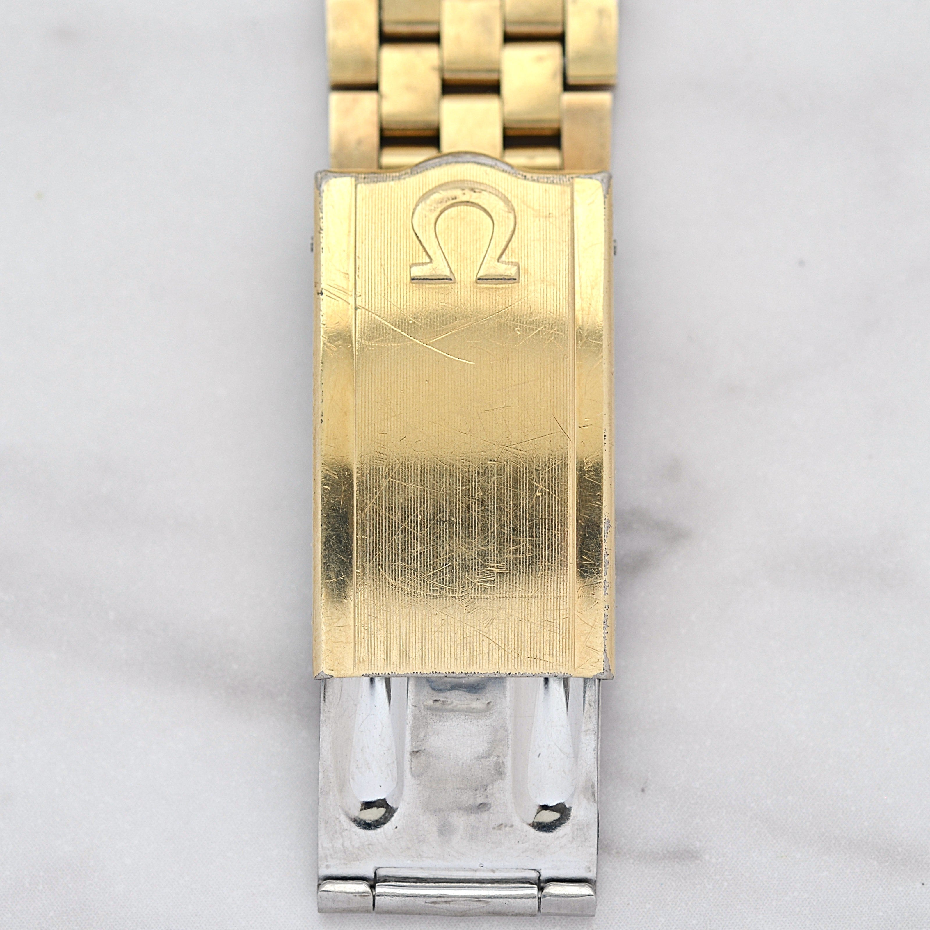 【OMEGA】オメガ コンステレーションデイト Cライン Gold bark dial