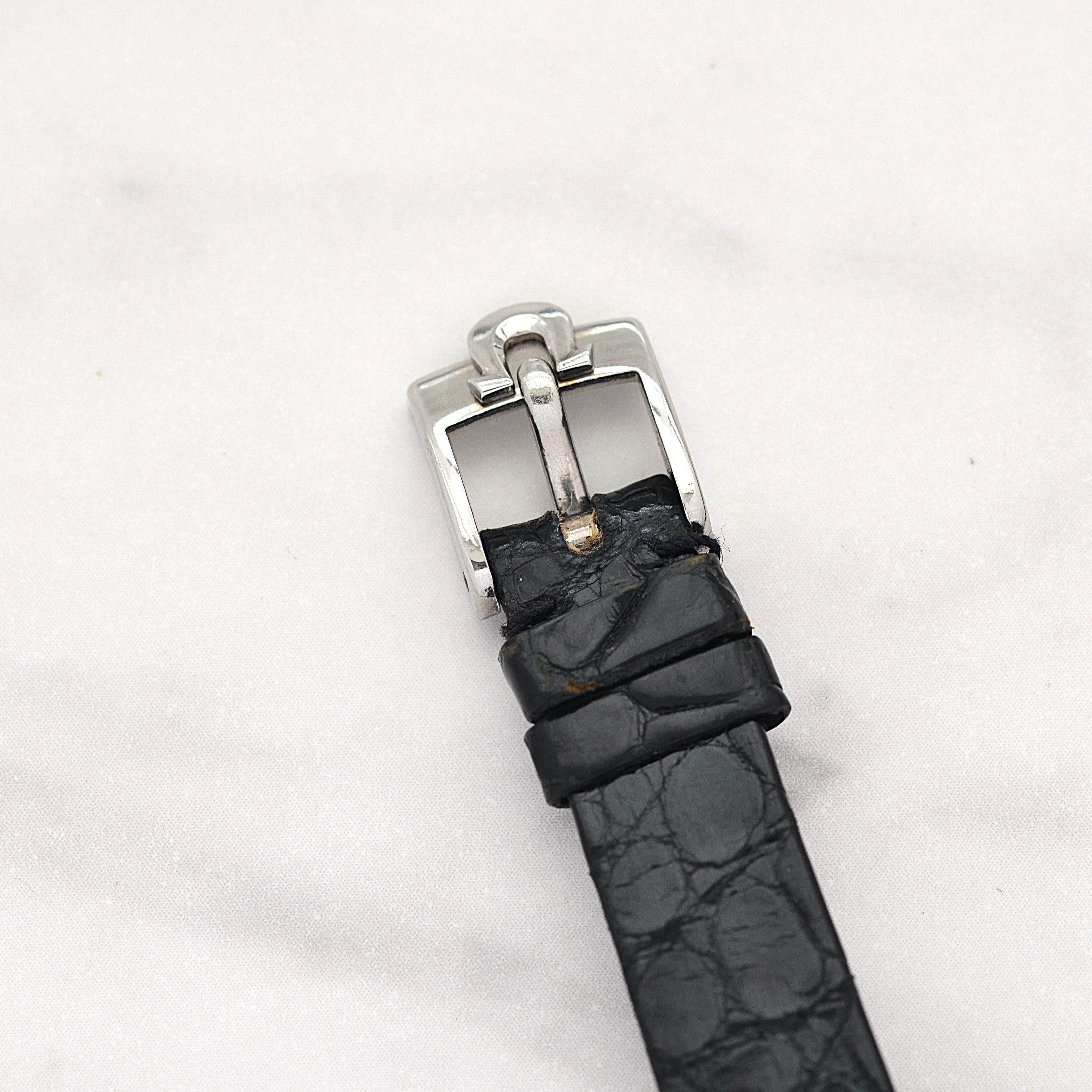 【OMEGA】オメガ デヴィル SS ラウンド Silver 純正尾錠付き デッドストック