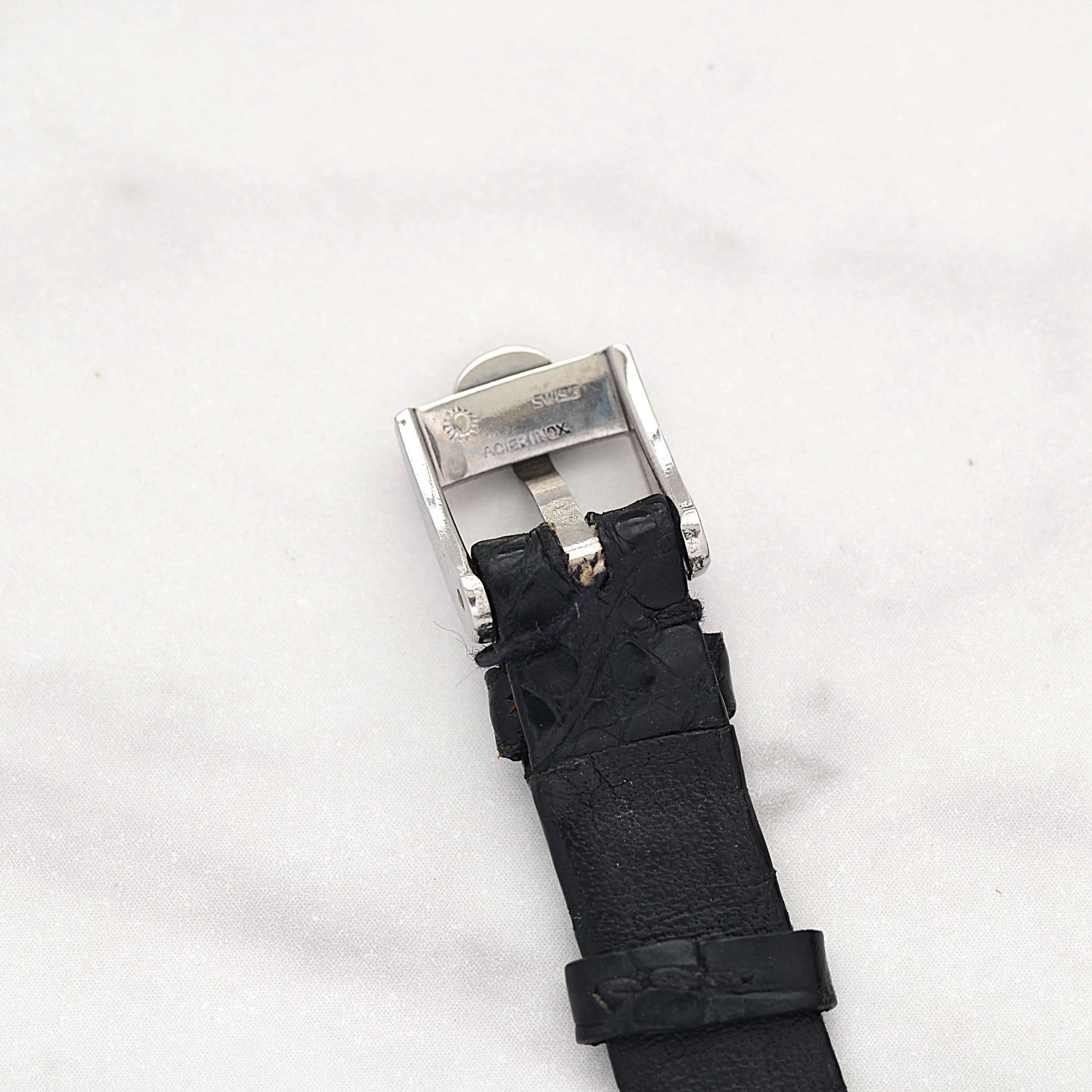 【OMEGA】オメガ デヴィル SS ラウンド Silver 純正尾錠付き デッドストック