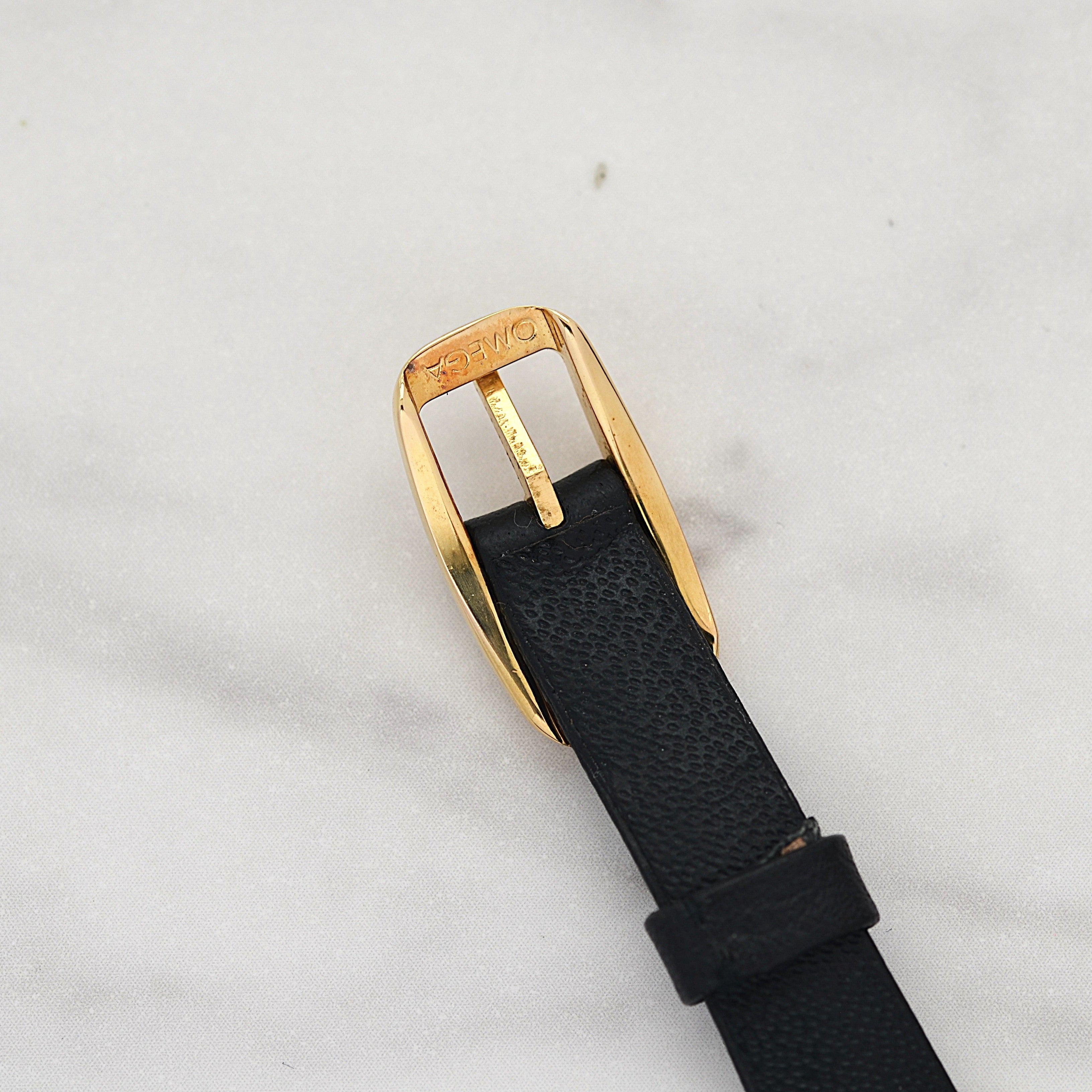 【OMEGA】オメガ デヴィル GP オーバル Gold 純正尾錠付き デッドストック