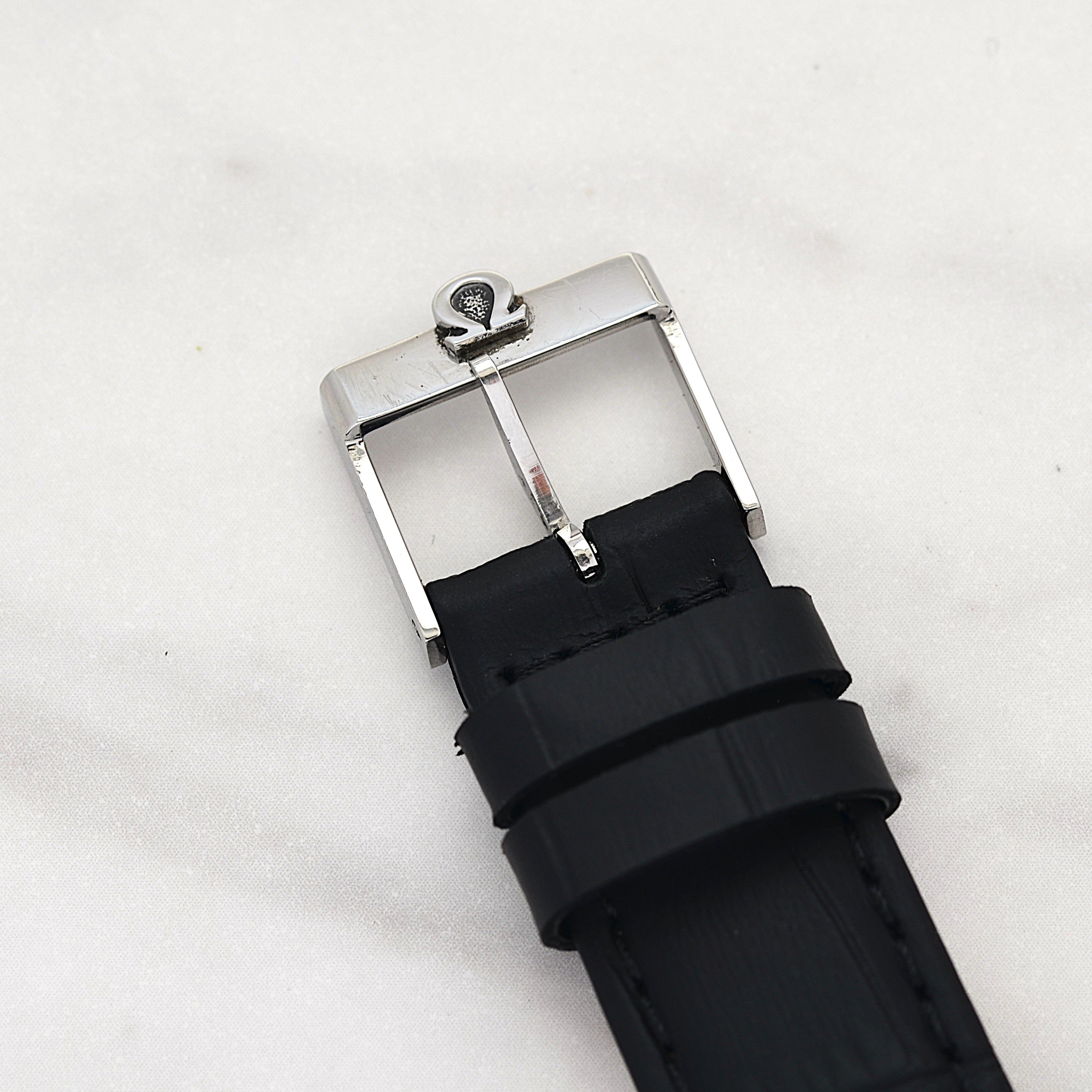 【OMEGA】オメガ ジュネーヴデイト SS Navy dial 純正尾錠付き