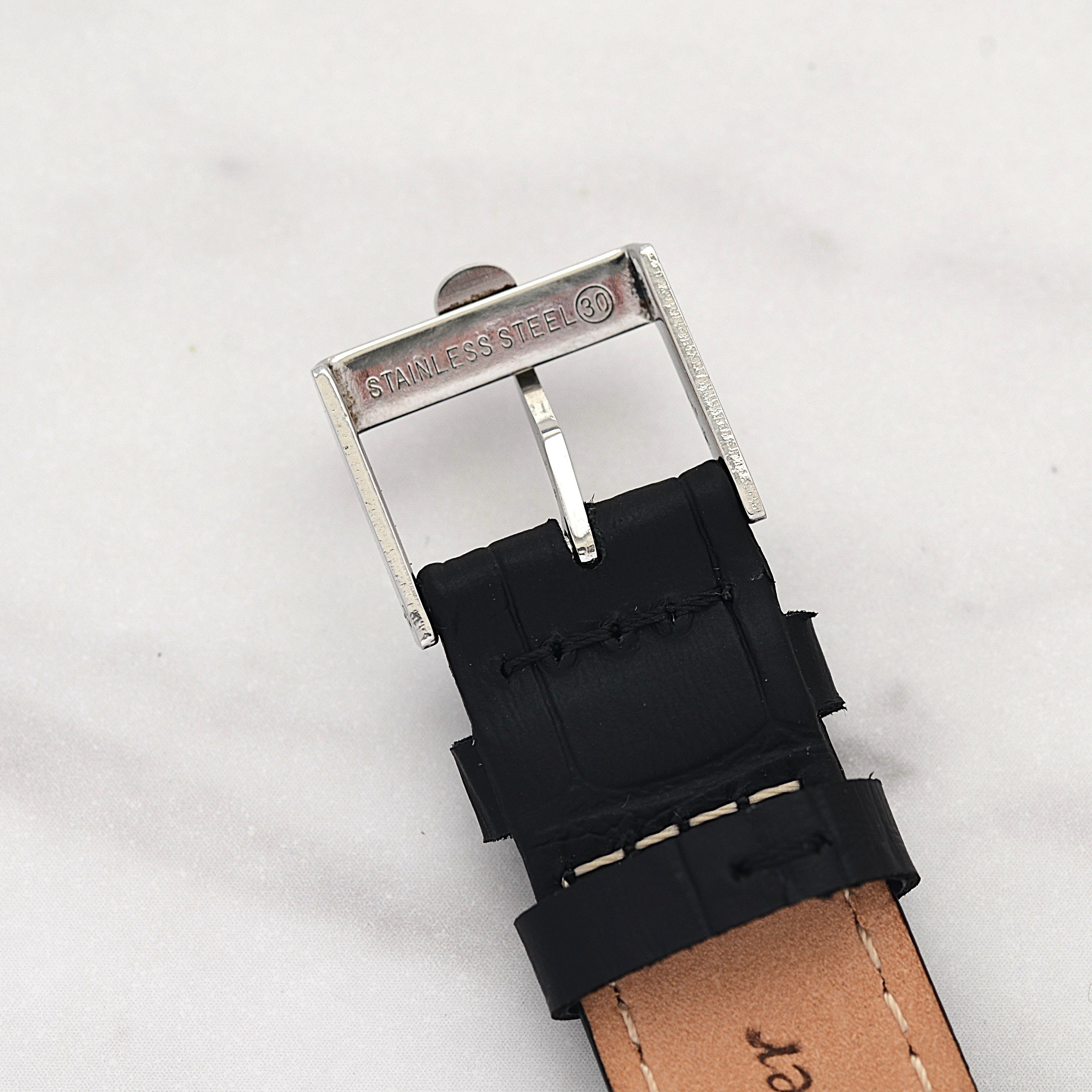 【OMEGA】オメガ ジュネーヴデイト SS Navy dial 純正尾錠付き