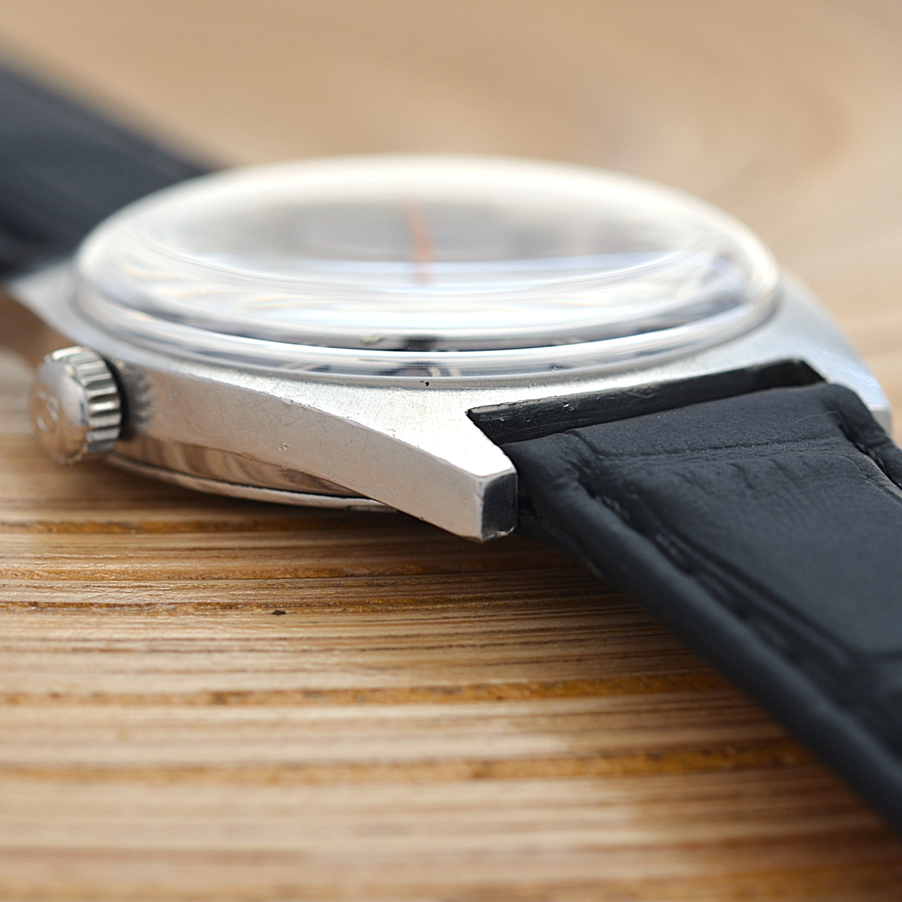 【OMEGA】オメガ ジュネーヴデイト SS Navy dial 純正尾錠付き