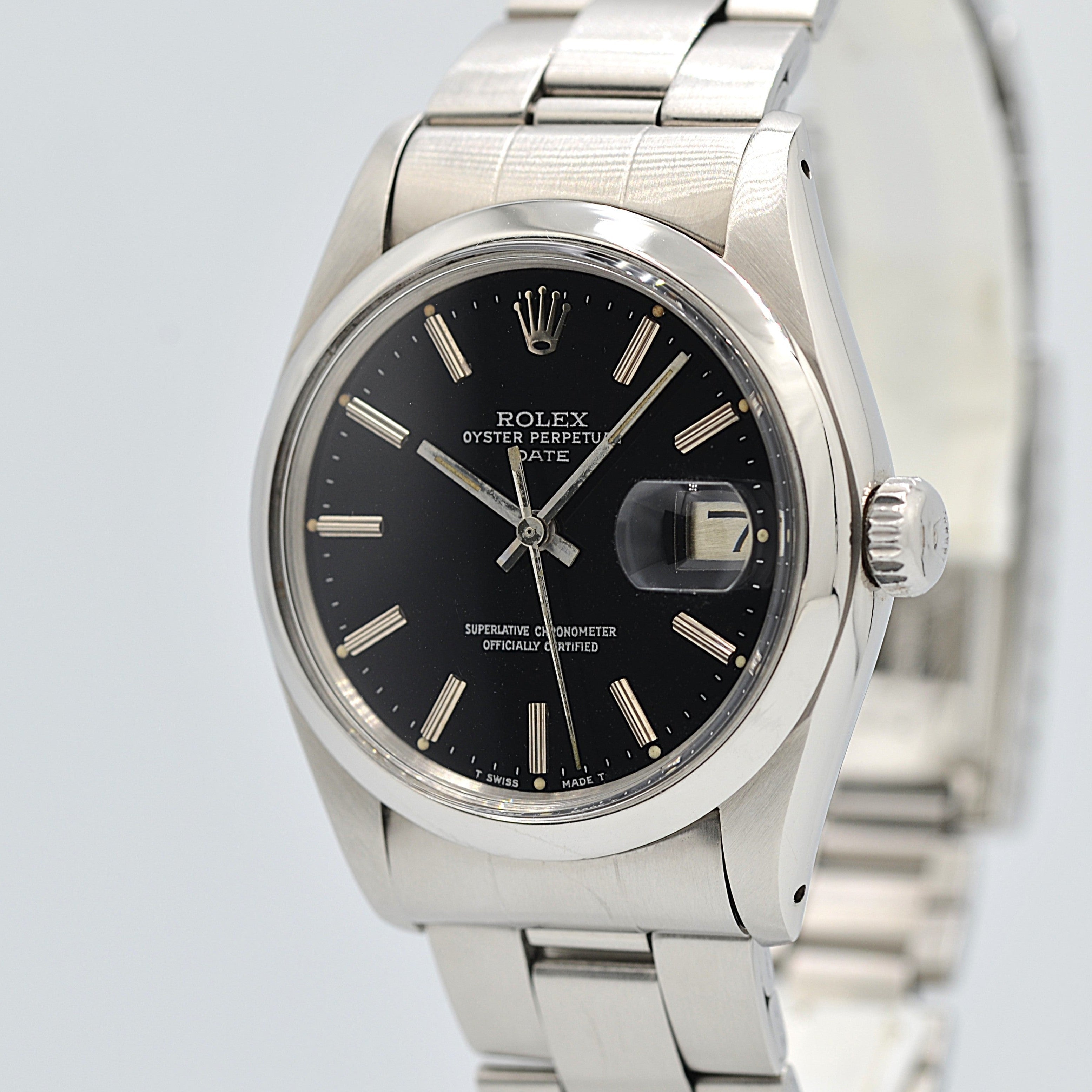 【ROLEX 】ロレックス パーペチュアルデイト Ref.1500 Black 1977年製