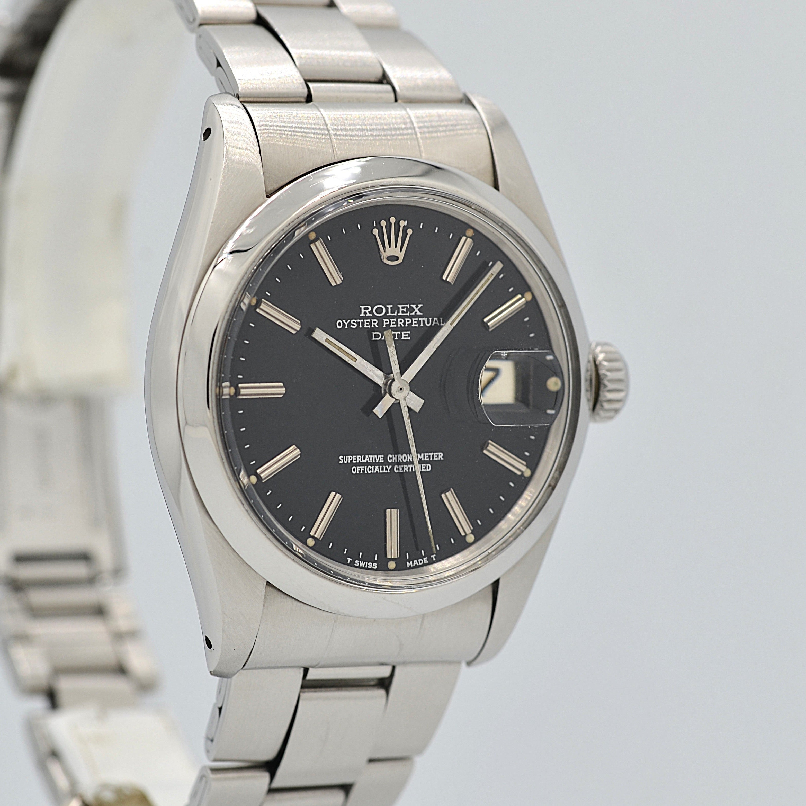 【ROLEX 】ロレックス パーペチュアルデイト Ref.1500 Black 1977年製