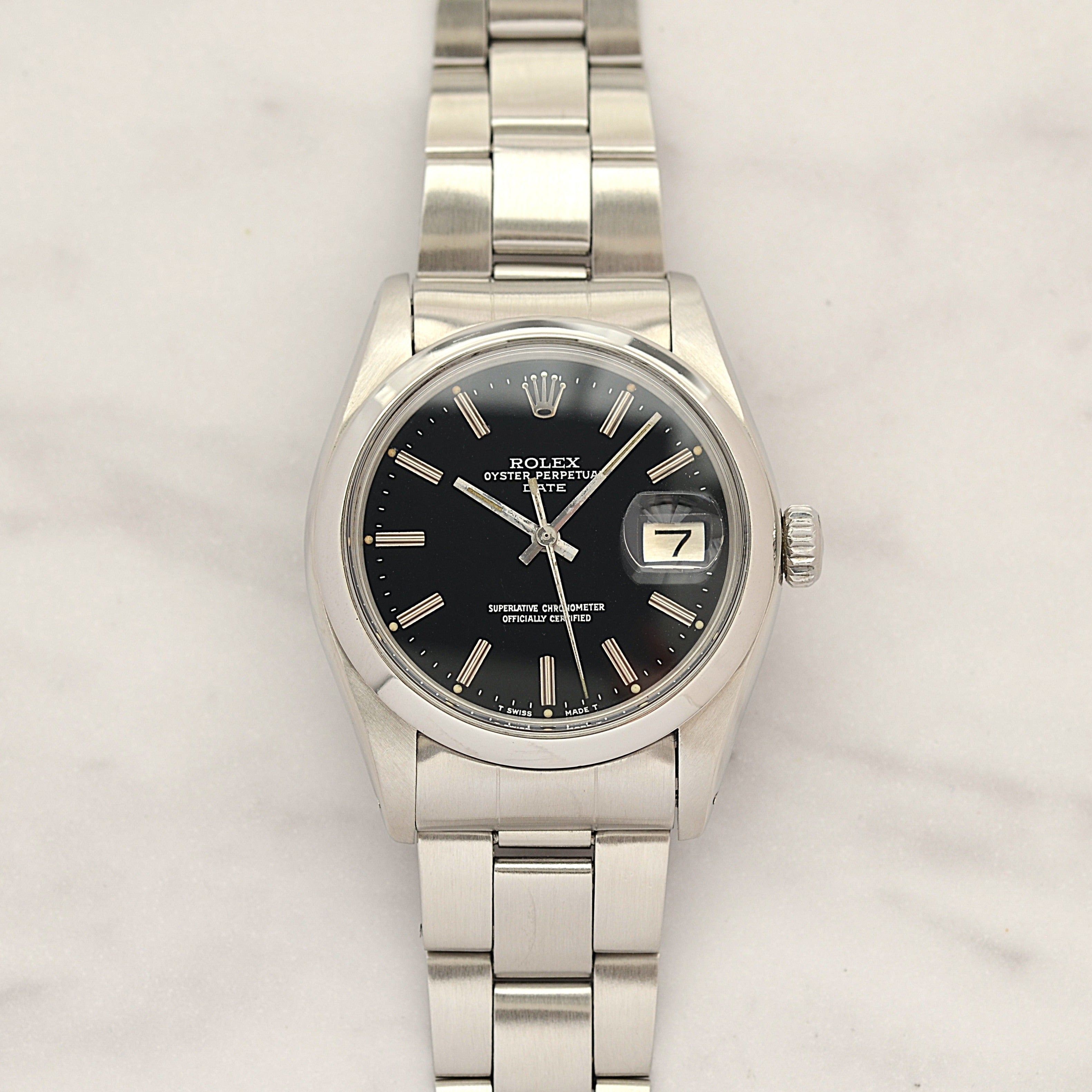 【ROLEX 】ロレックス パーペチュアルデイト Ref.1500 Black 1977年製