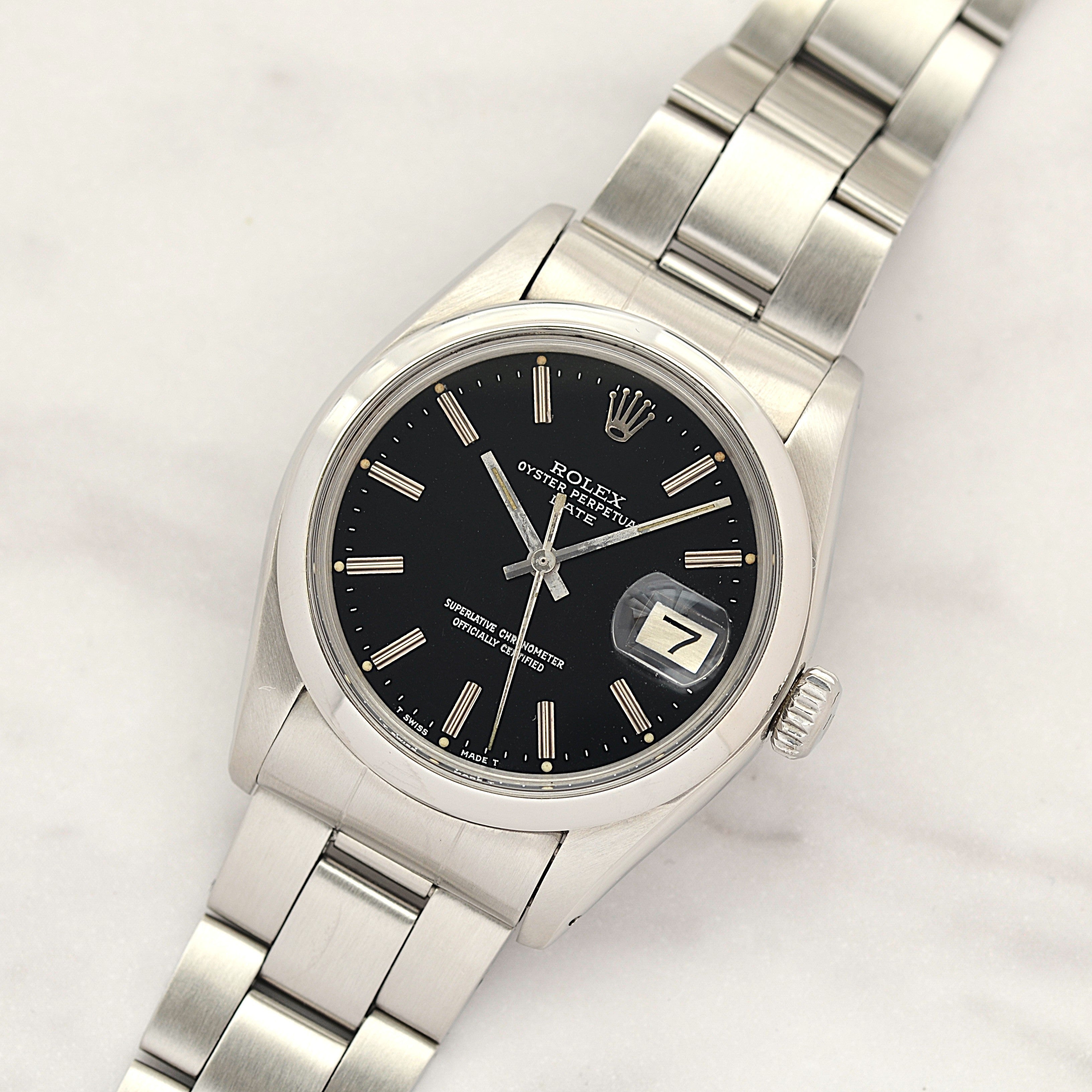 【ROLEX 】ロレックス パーペチュアルデイト Ref.1500 Black 1977年製