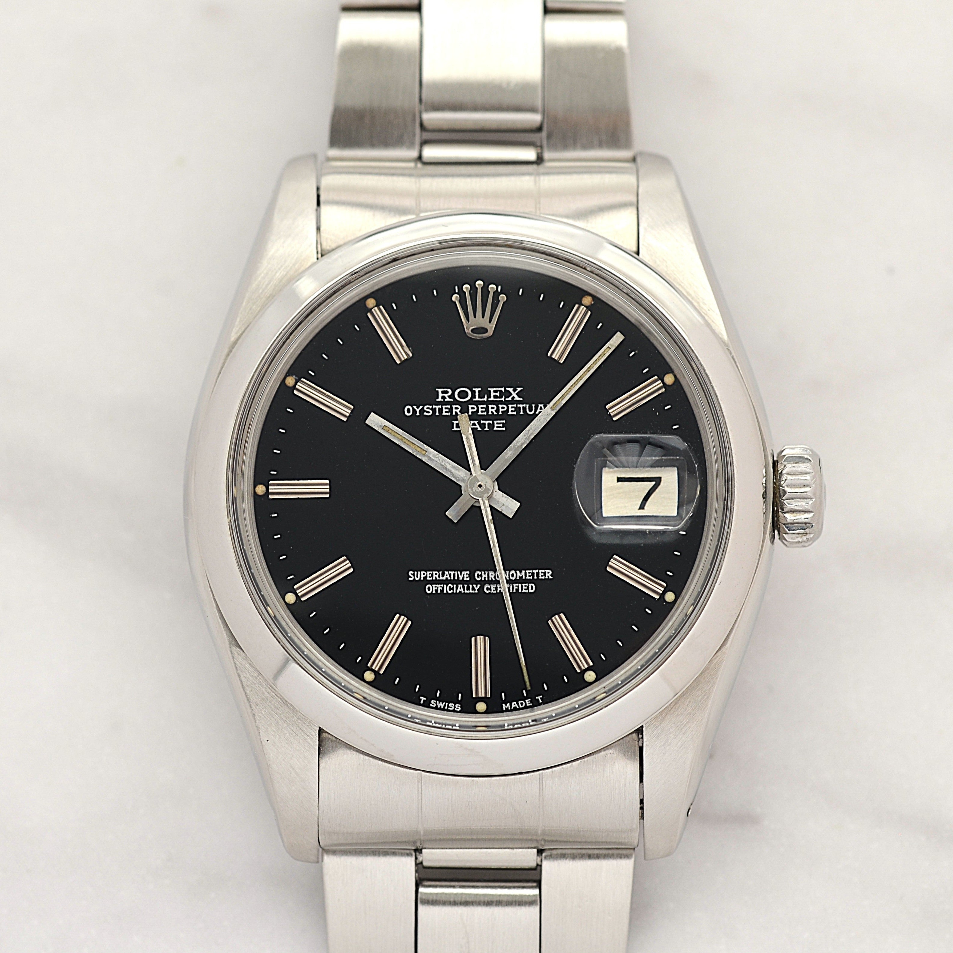 【ROLEX 】ロレックス パーペチュアルデイト Ref.1500 Black 1977年製