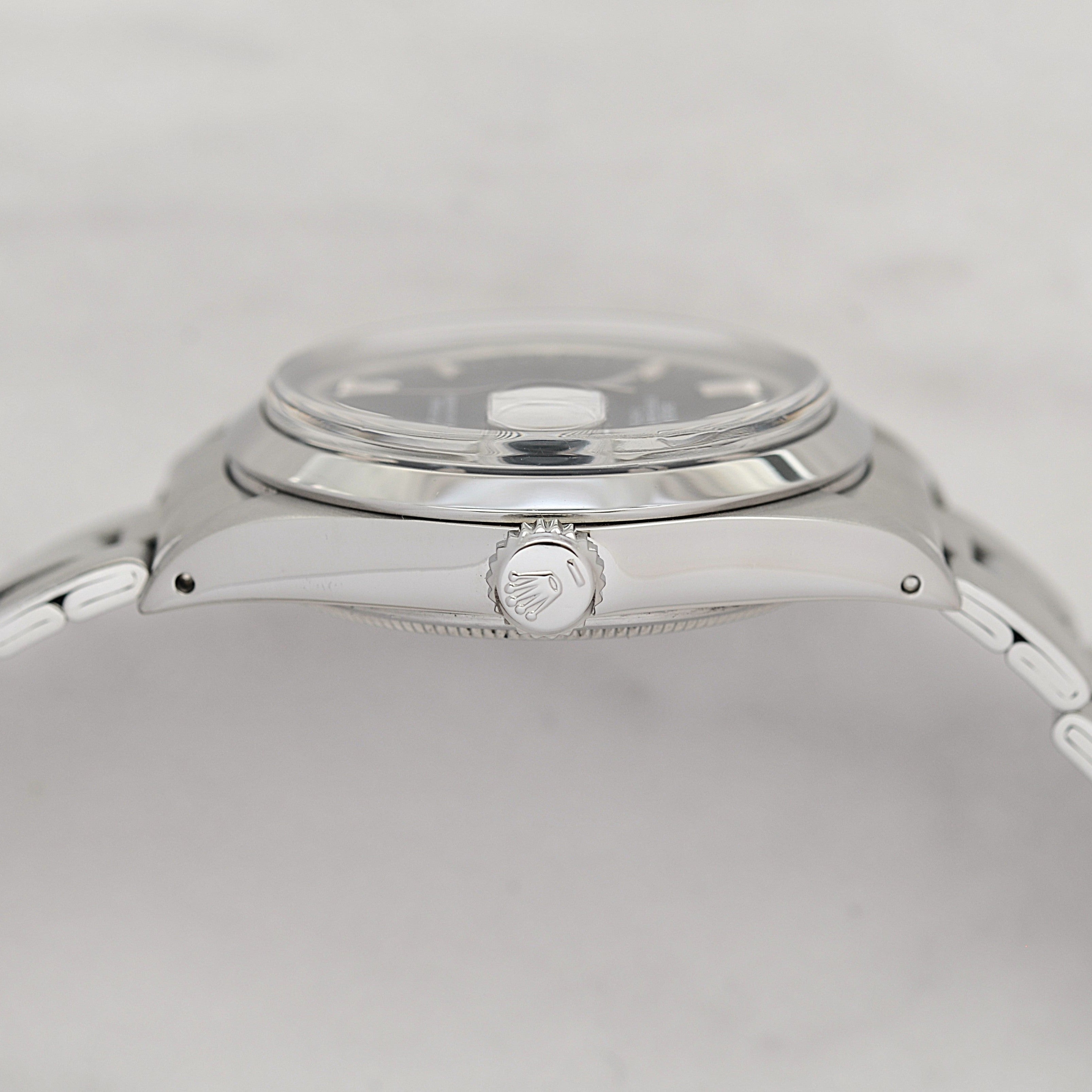 【ROLEX 】ロレックス パーペチュアルデイト Ref.1500 Black 1971年Ⅱ期製 ルミノバ夜光 国際サービス保証書付き