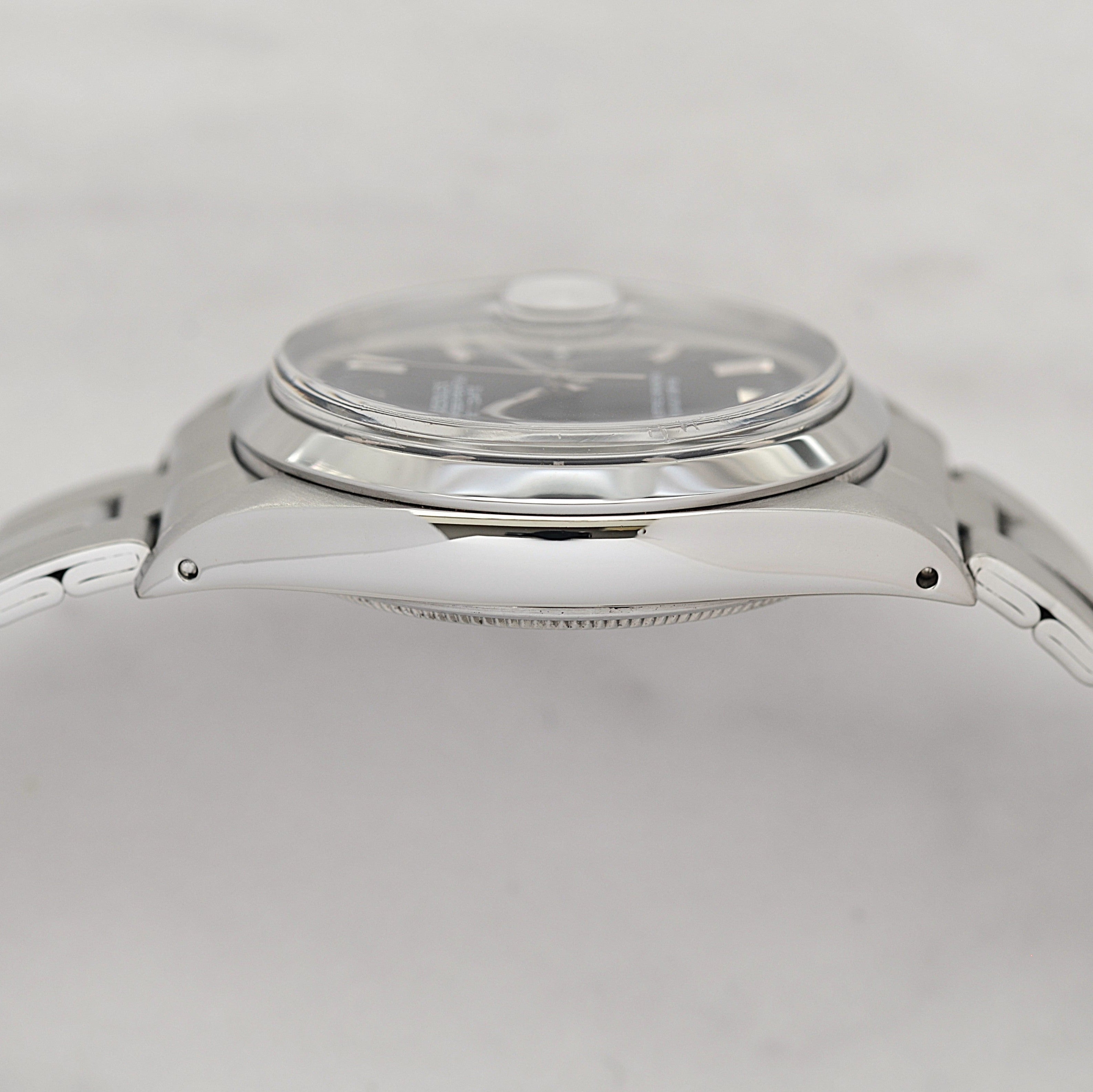 【ROLEX 】ロレックス パーペチュアルデイト Ref.1500 Black 1971年Ⅱ期製 ルミノバ夜光 国際サービス保証書付き