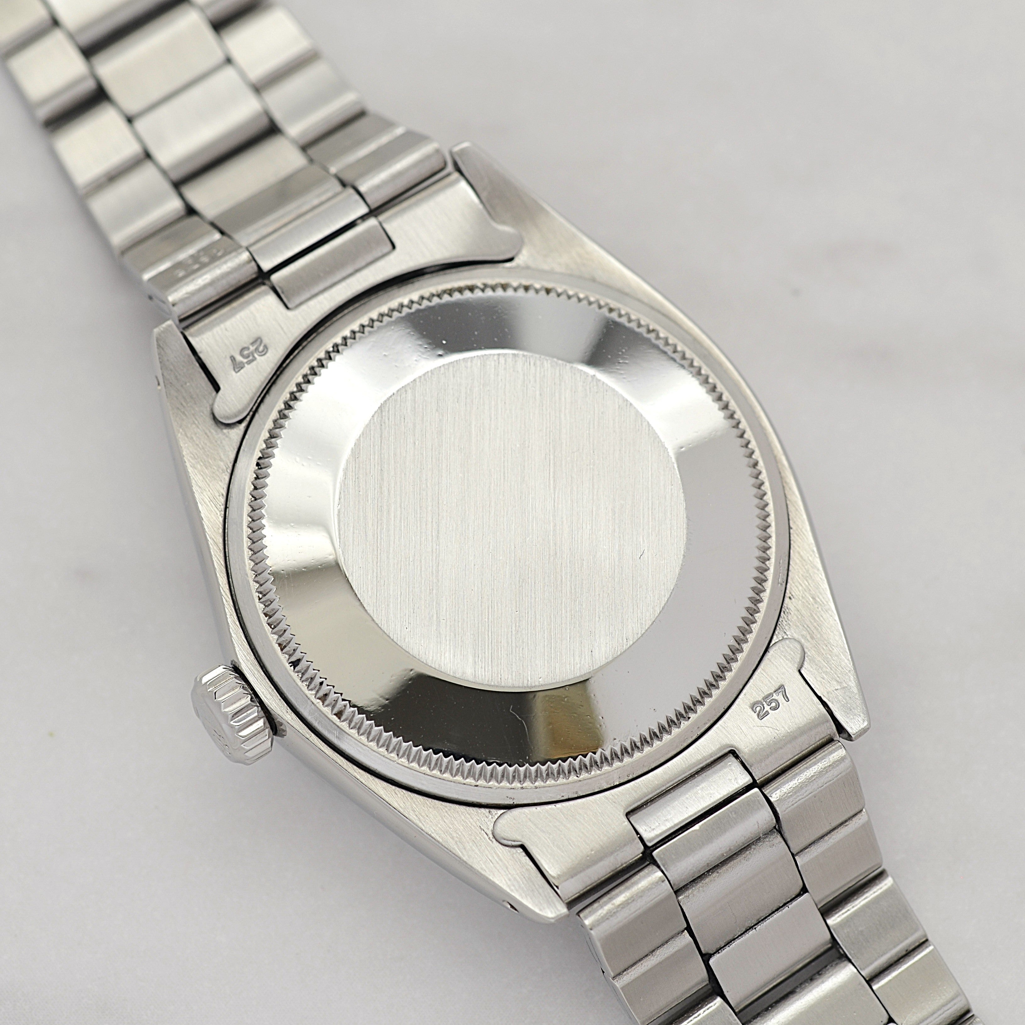 【ROLEX 】ロレックス パーペチュアルデイト Ref.1500 Black 1971年Ⅱ期製 ルミノバ夜光 国際サービス保証書付き