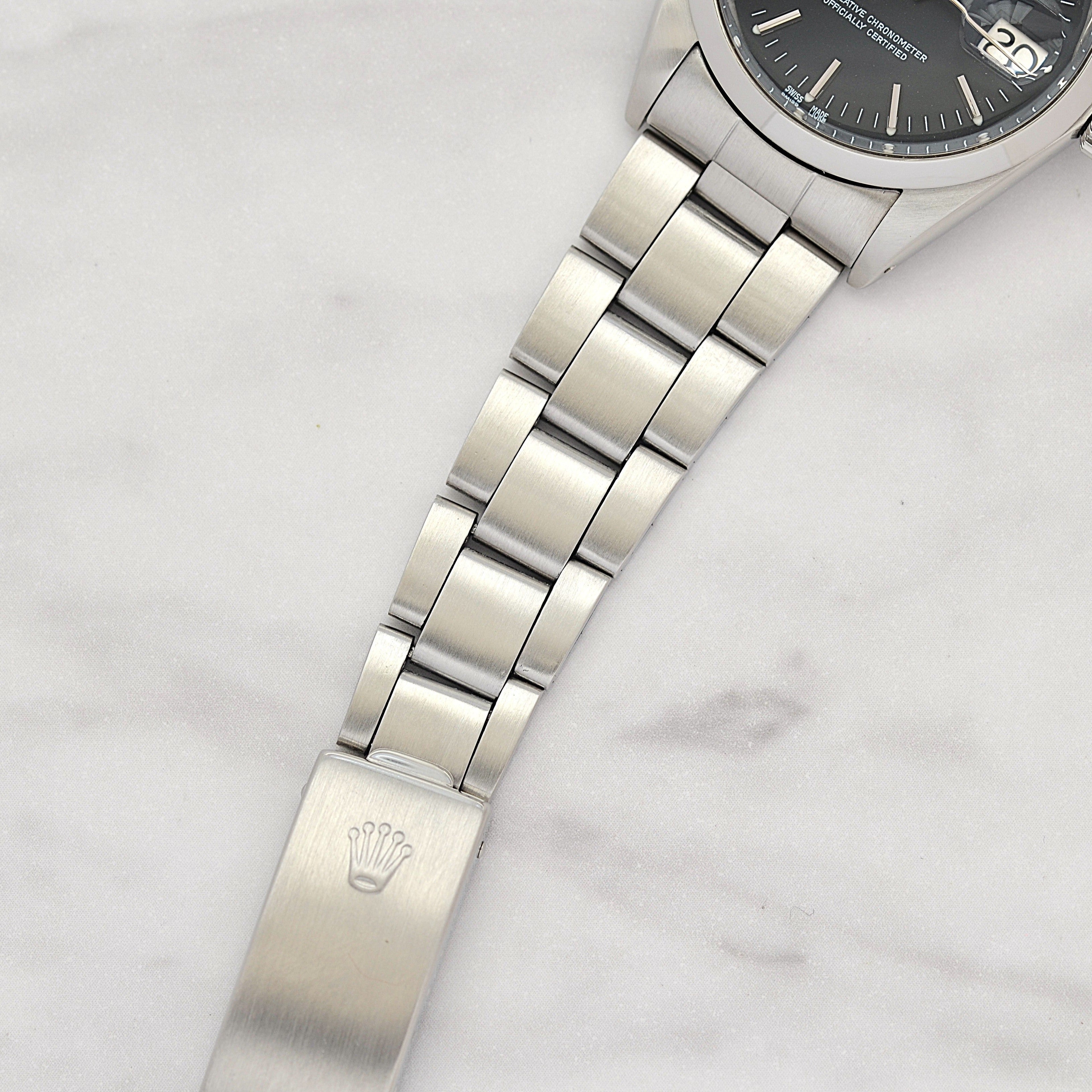 【ROLEX 】ロレックス パーペチュアルデイト Ref.1500 Black 1971年Ⅱ期製 ルミノバ夜光 国際サービス保証書付き