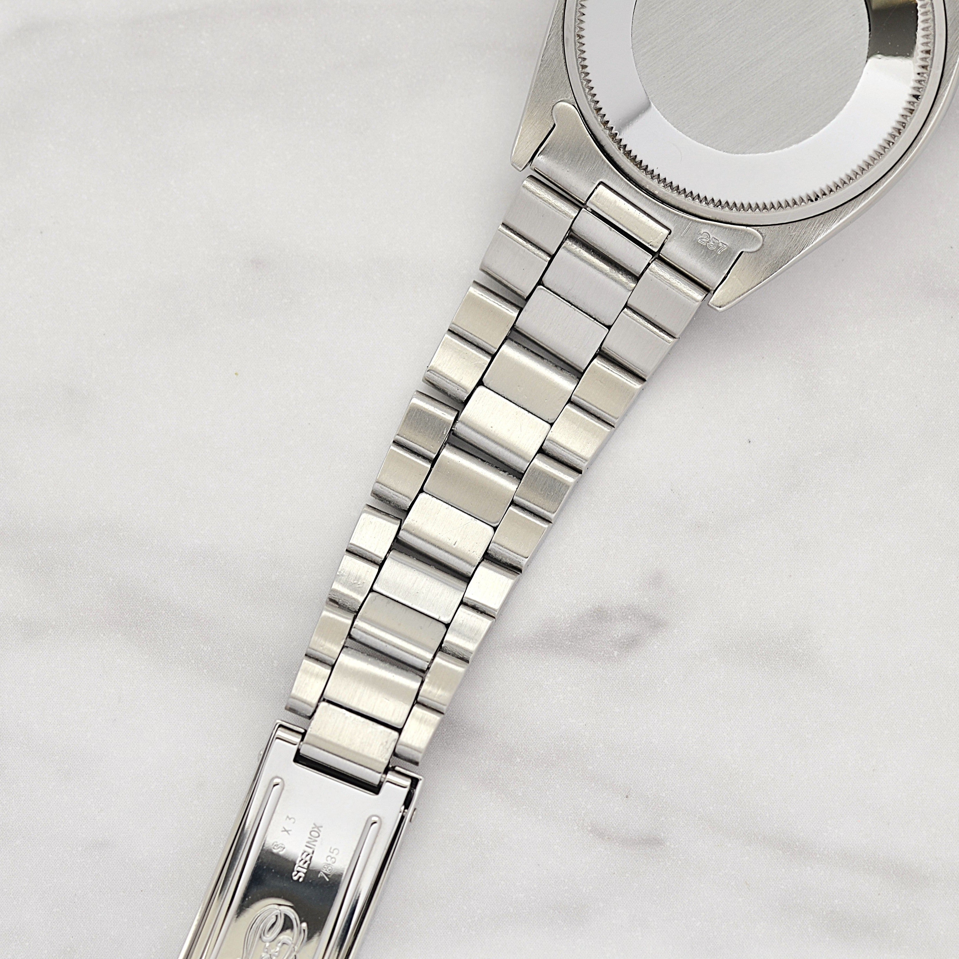 【ROLEX 】ロレックス パーペチュアルデイト Ref.1500 Black 1971年Ⅱ期製 ルミノバ夜光 国際サービス保証書付き