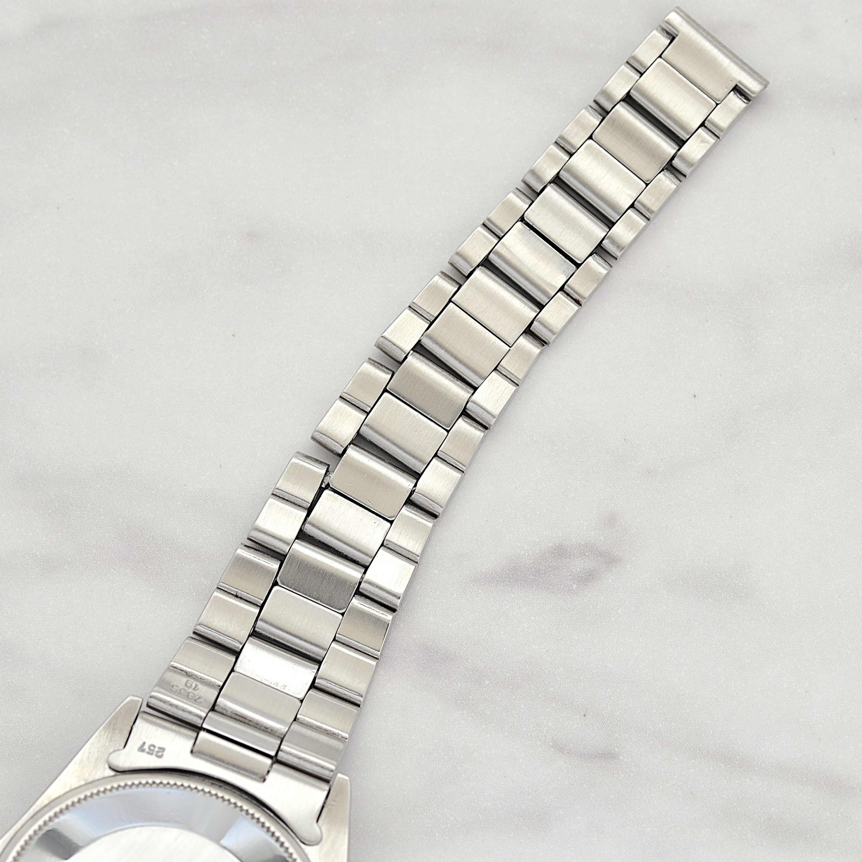 【ROLEX 】ロレックス パーペチュアルデイト Ref.1500 Black 1971年Ⅱ期製 ルミノバ夜光 国際サービス保証書付き