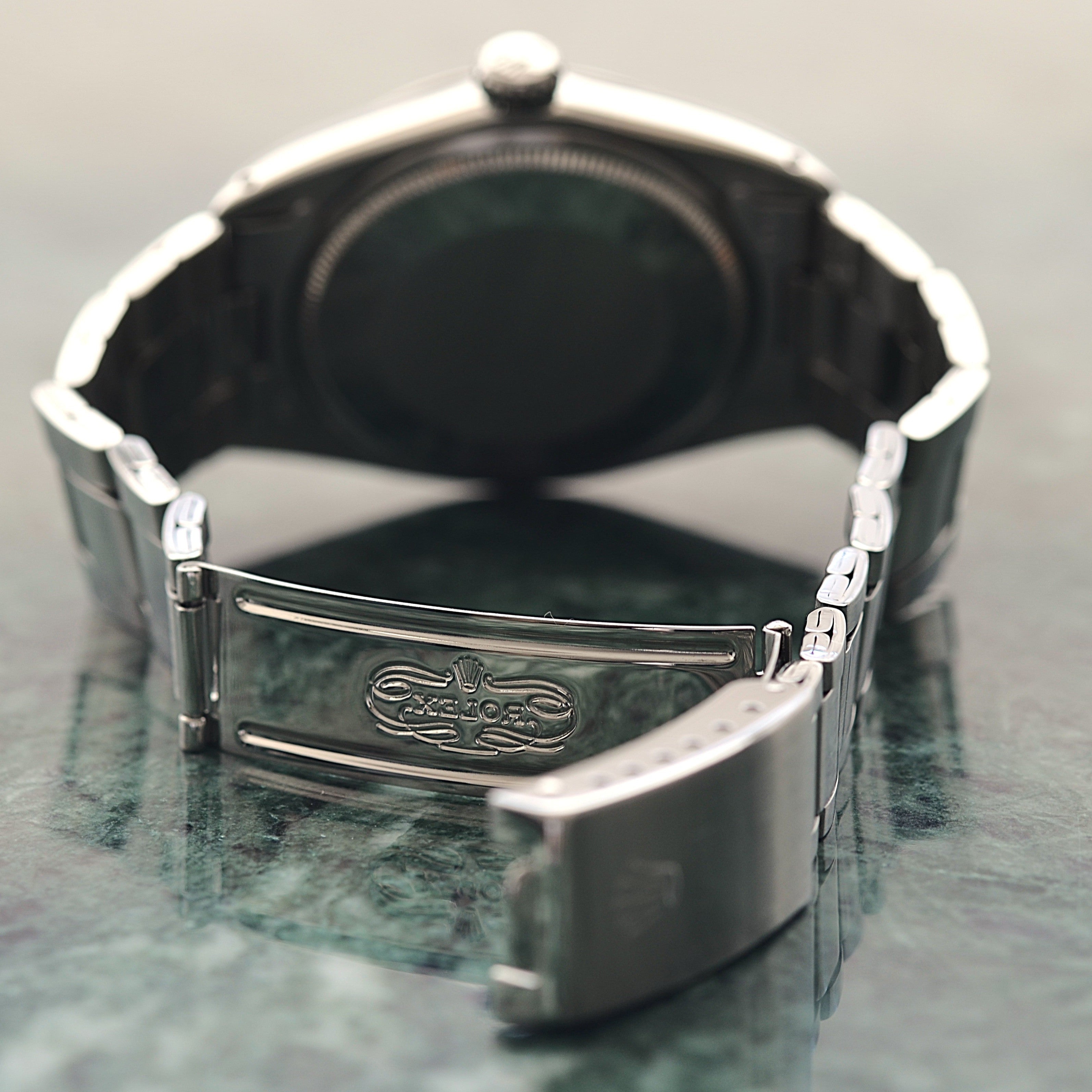 【ROLEX 】ロレックス パーペチュアルデイト Ref.1500 Black 1971年Ⅱ期製 ルミノバ夜光 国際サービス保証書付き