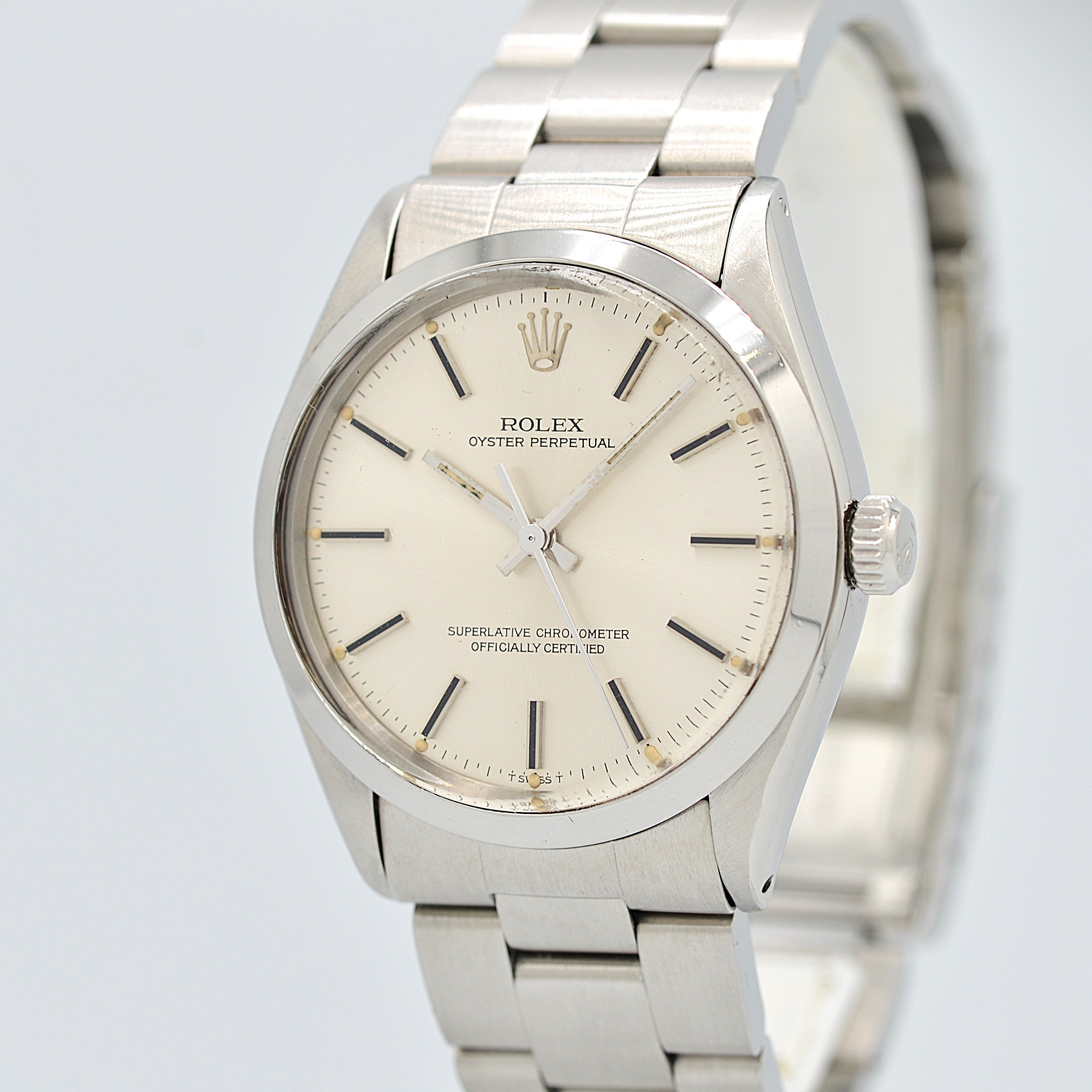 【ROLEX 】ロレックス オイスターパーペチュアル Ref.1002 Silver 1983年製