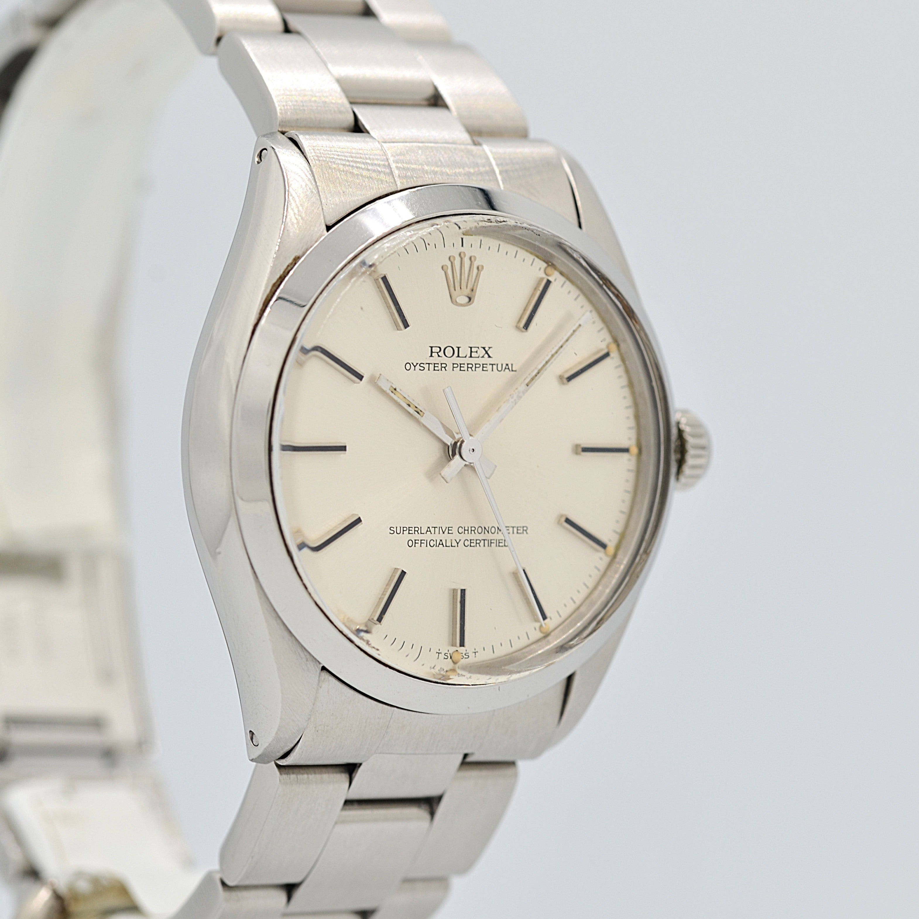 【ROLEX 】ロレックス オイスターパーペチュアル Ref.1002 Silver 1983年製