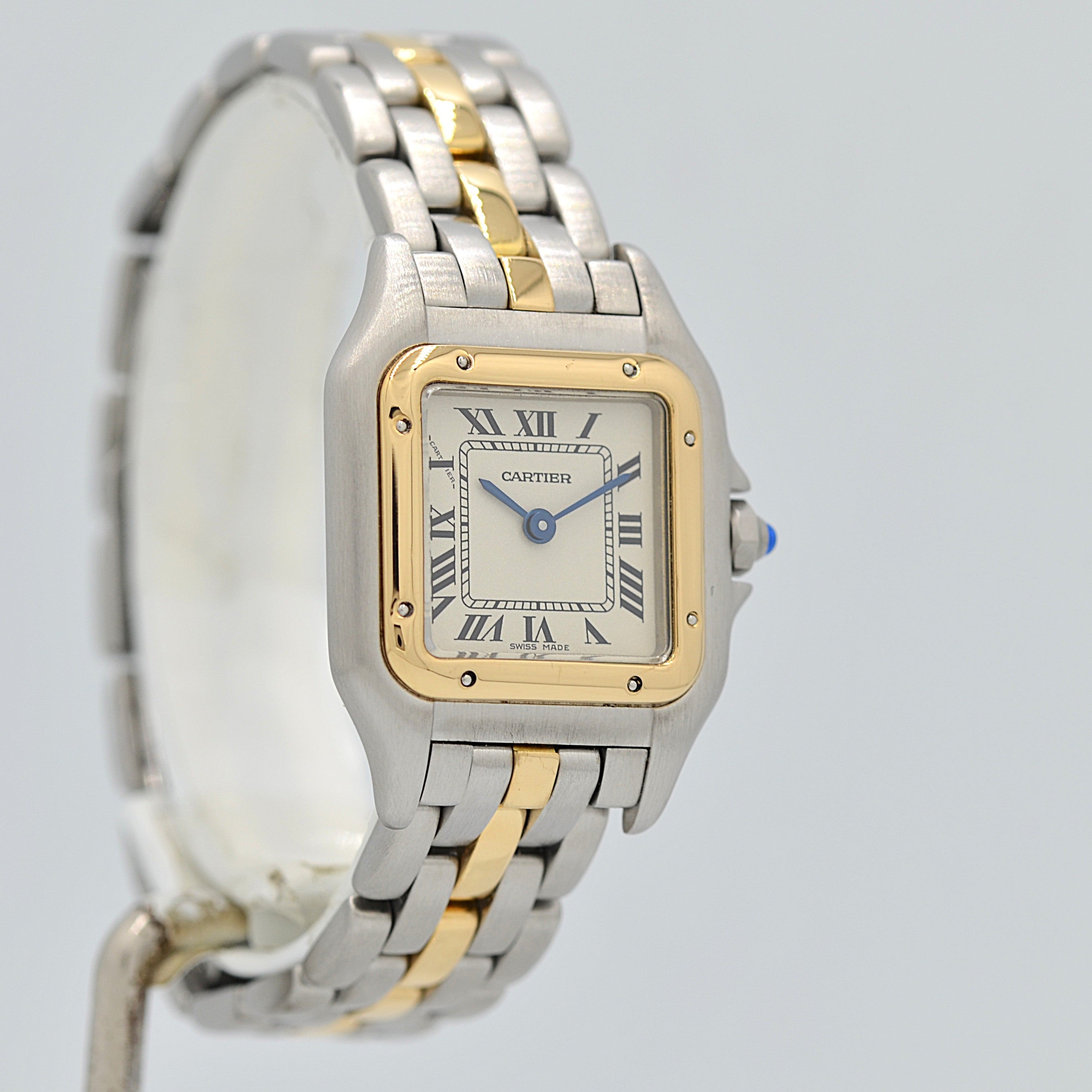 【Cartier】カルティエ パンテールSM 1ロウ 18KYG×SS カルティエコンプリートサービス済み