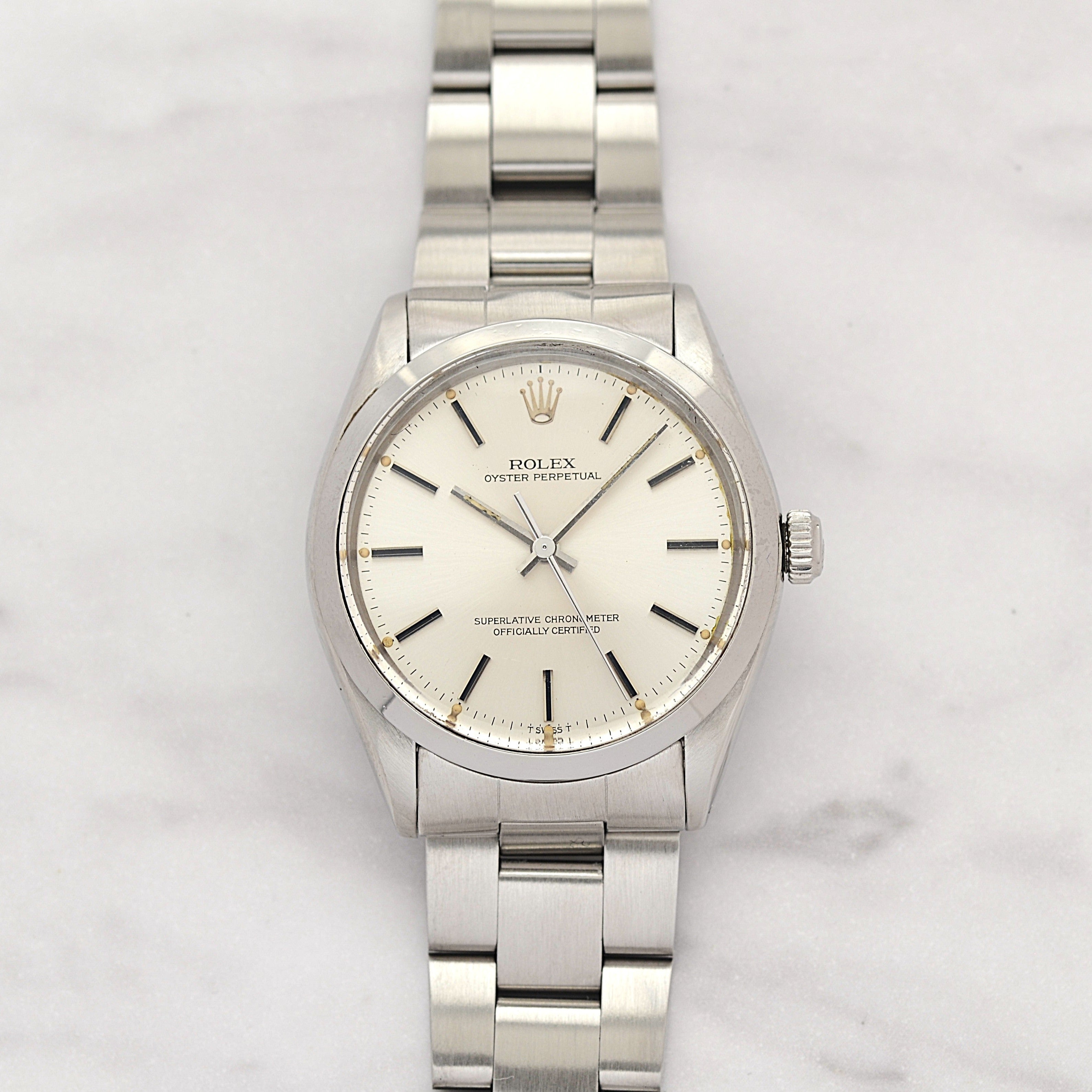 【ROLEX 】ロレックス オイスターパーペチュアル Ref.1002 Silver 1983年製