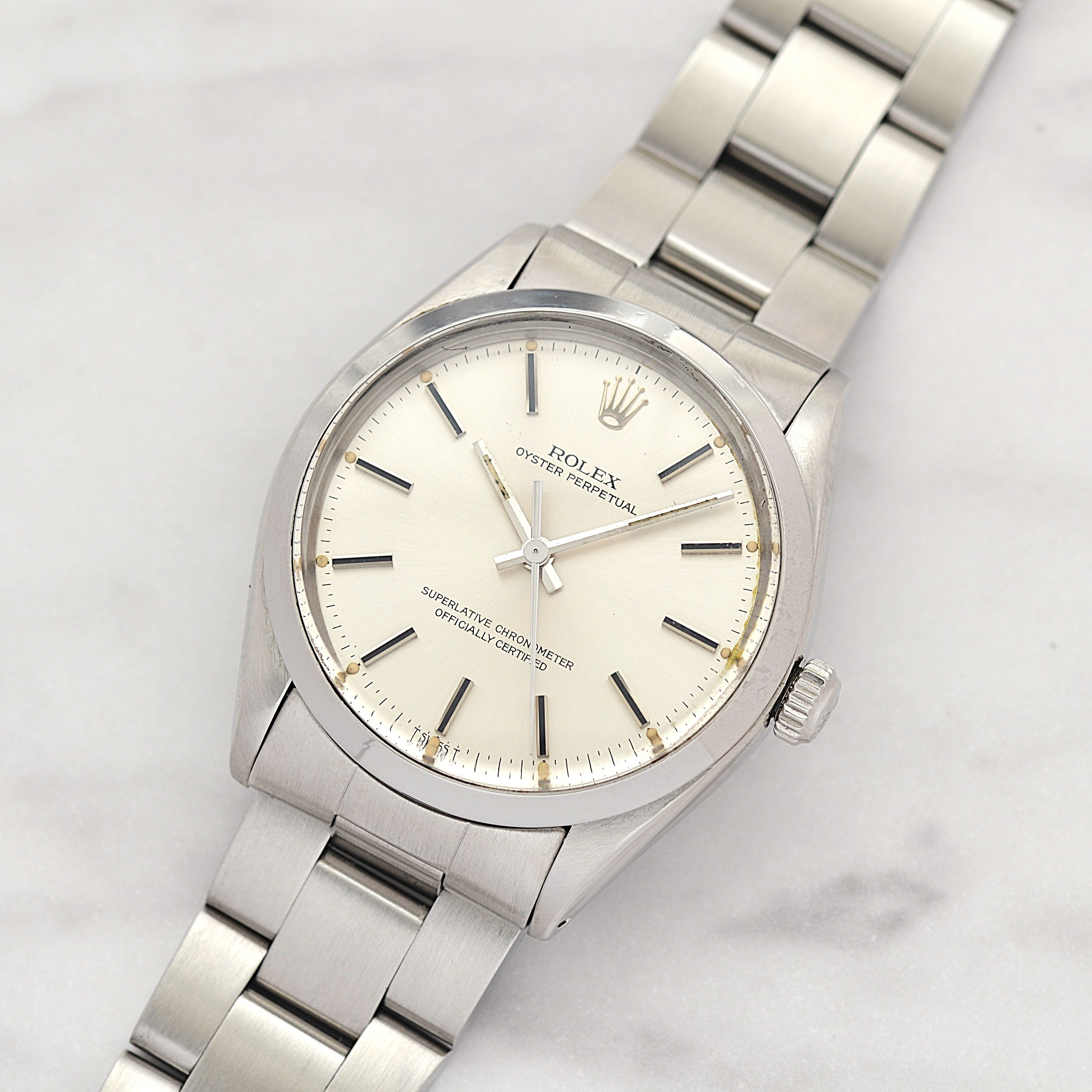 【ROLEX 】ロレックス オイスターパーペチュアル Ref.1002 Silver 1983年製