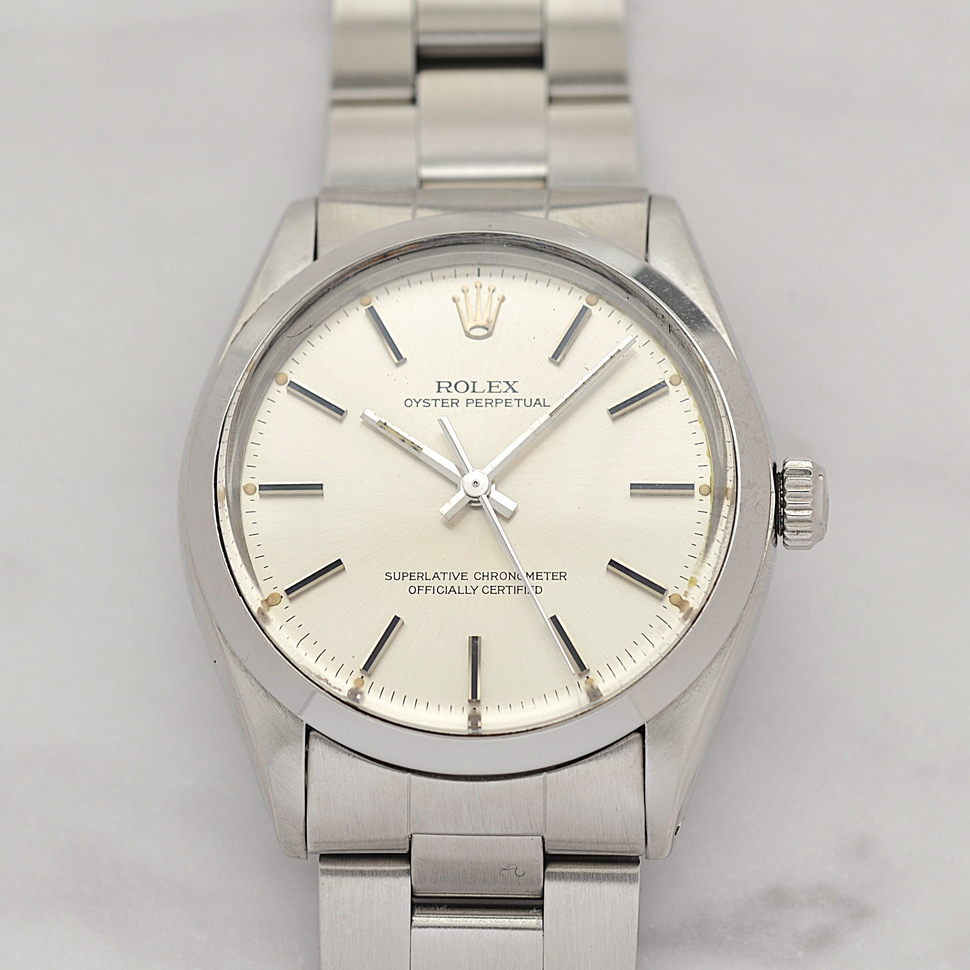 【ROLEX 】ロレックス オイスターパーペチュアル Ref.1002 Silver 1983年製