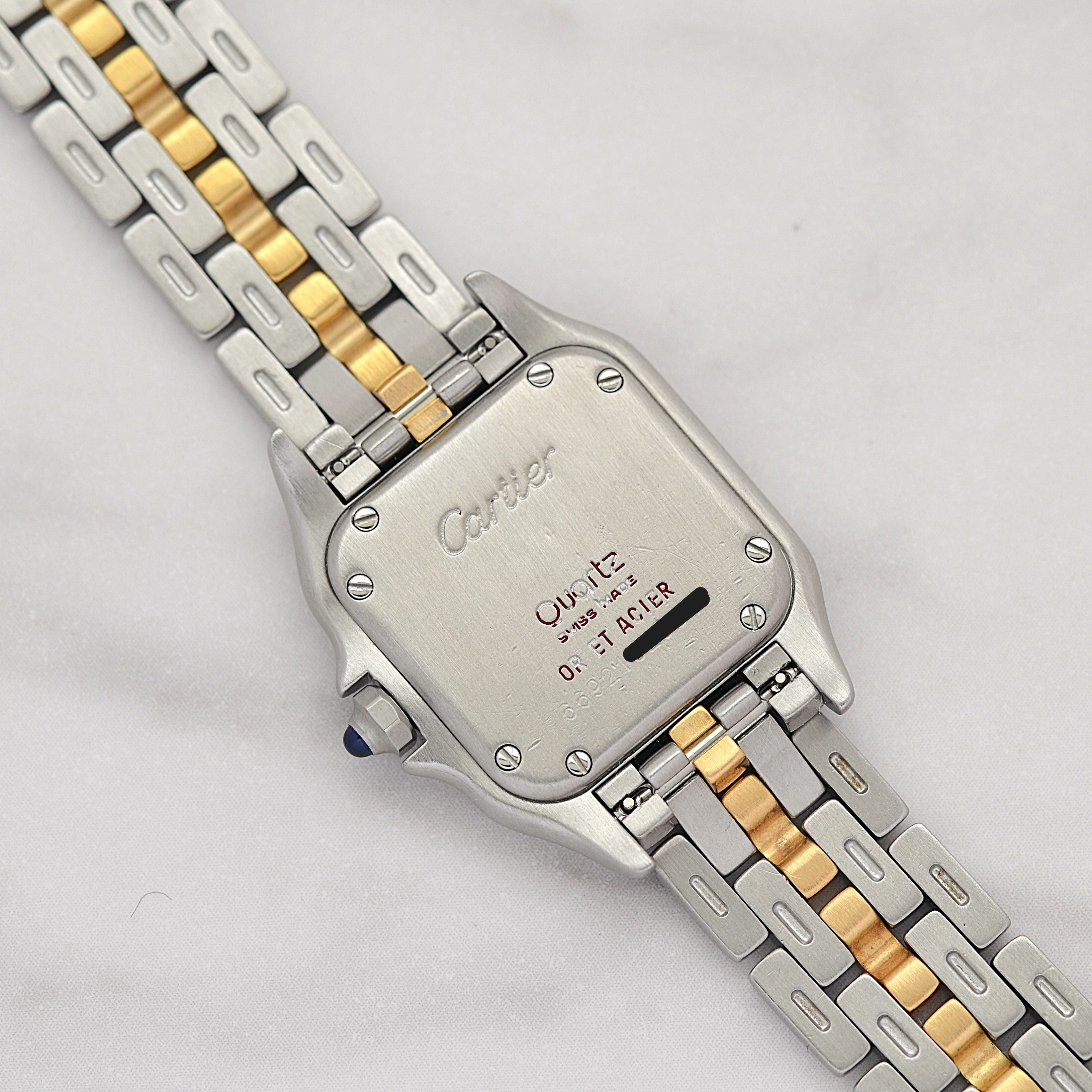【Cartier】カルティエ パンテールSM 1ロウ 18KYG×SS カルティエコンプリートサービス済み