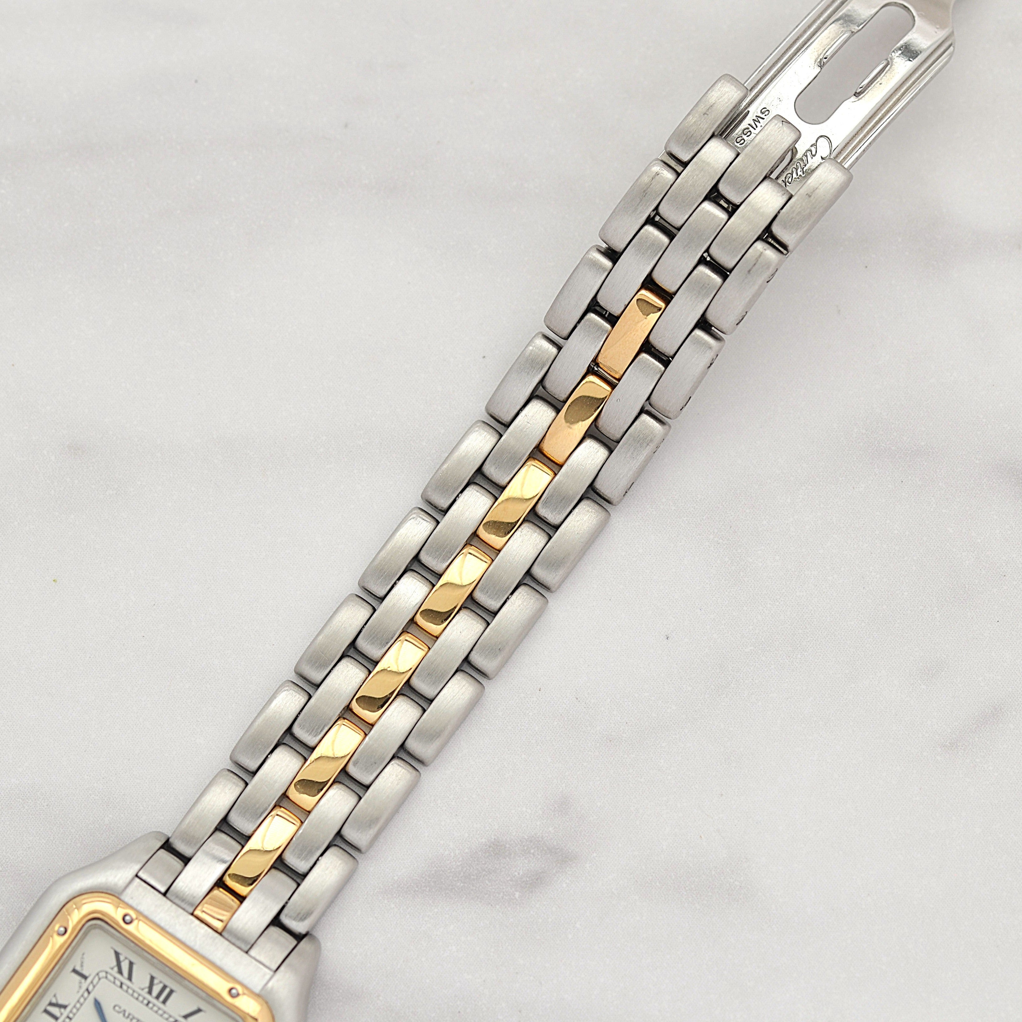 【Cartier】カルティエ パンテールSM 1ロウ 18KYG×SS カルティエコンプリートサービス済み