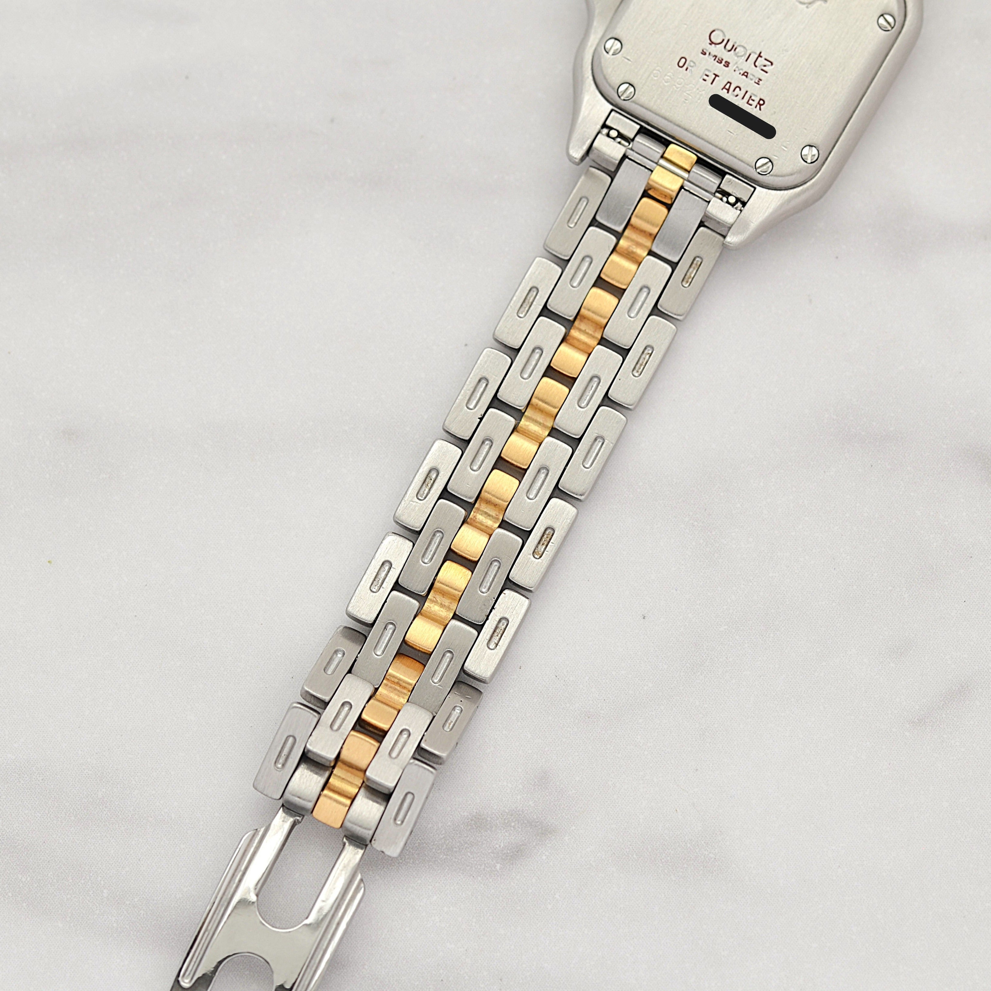 【Cartier】カルティエ パンテールSM 1ロウ 18KYG×SS カルティエコンプリートサービス済み
