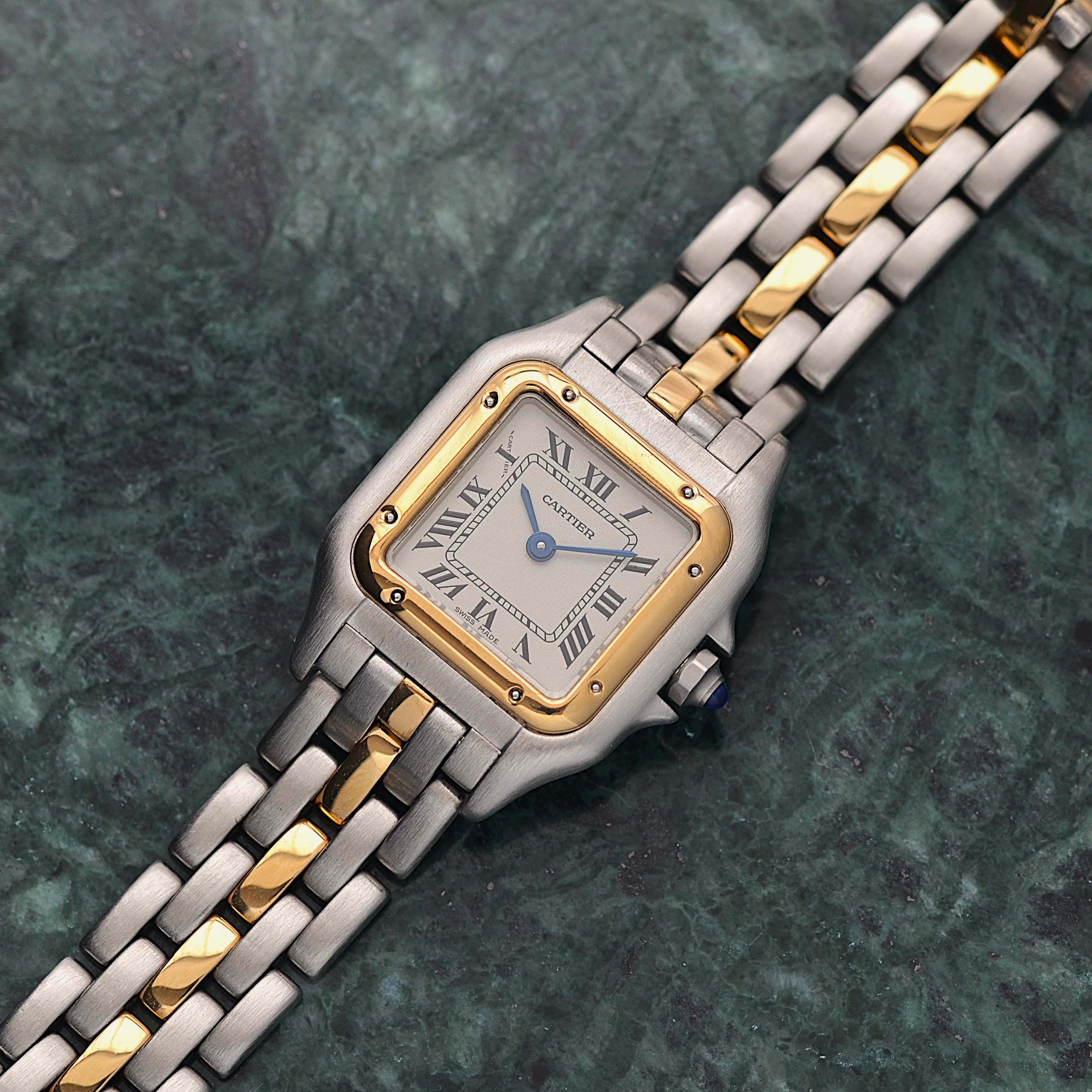 【Cartier】カルティエ パンテールSM 1ロウ 18KYG×SS カルティエコンプリートサービス済み