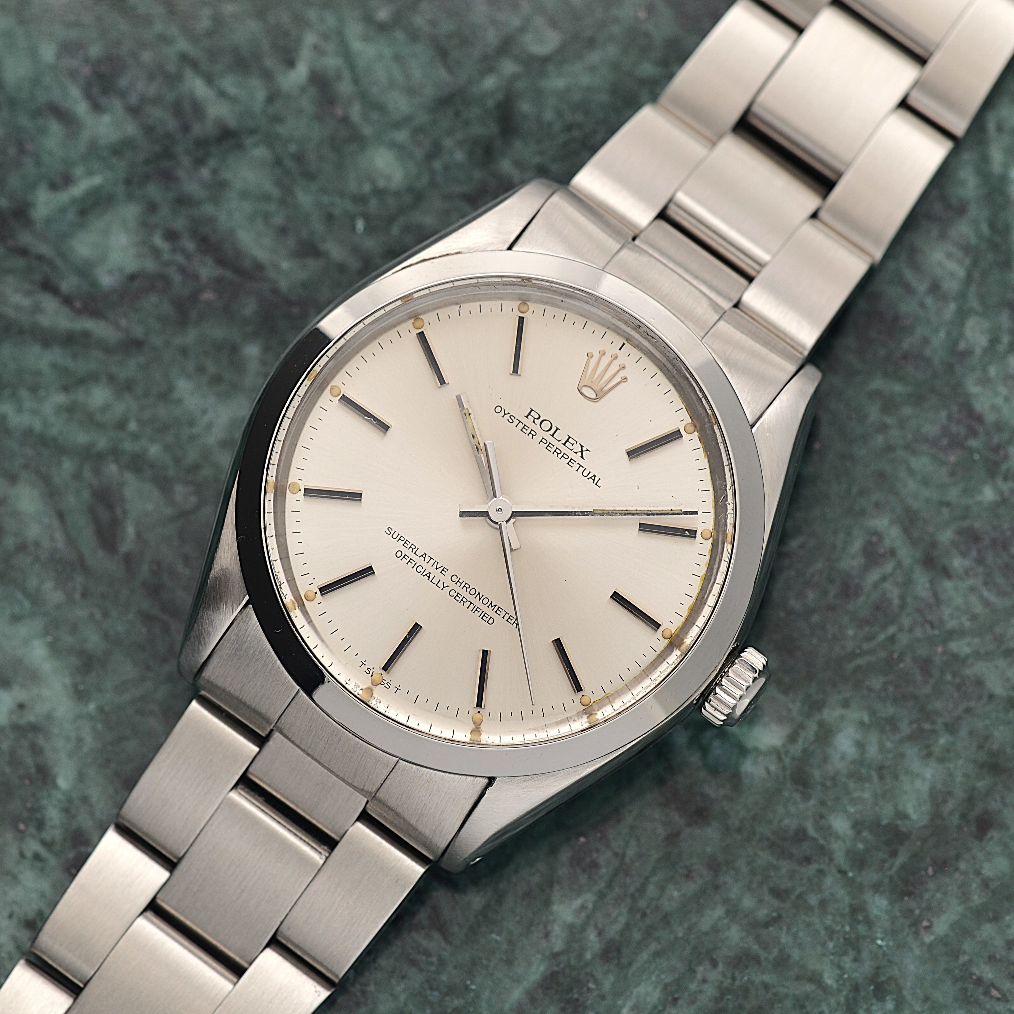 【ROLEX 】ロレックス オイスターパーペチュアル Ref.1002 Silver 1983年製