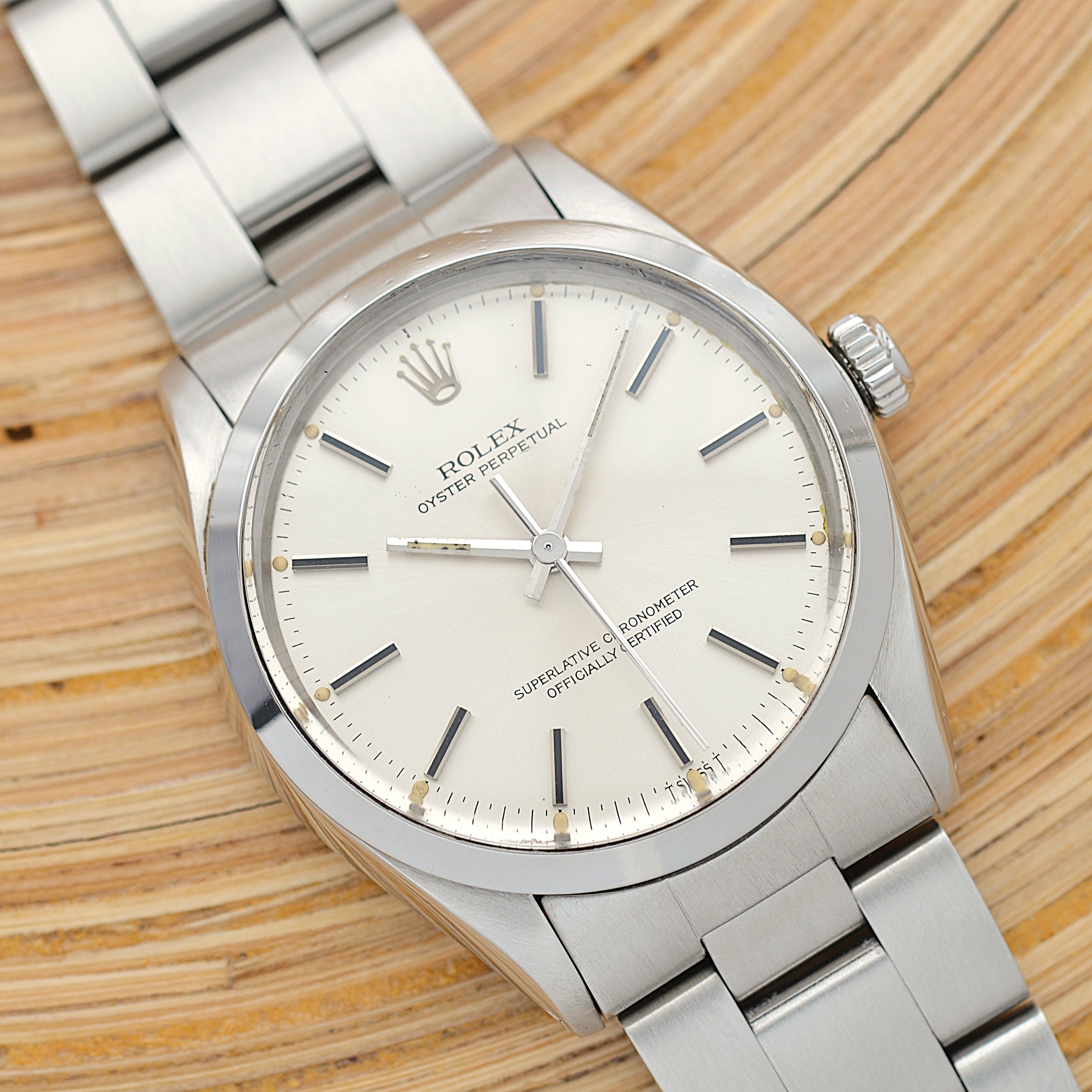 【ROLEX 】ロレックス オイスターパーペチュアル Ref.1002 Silver 1983年製