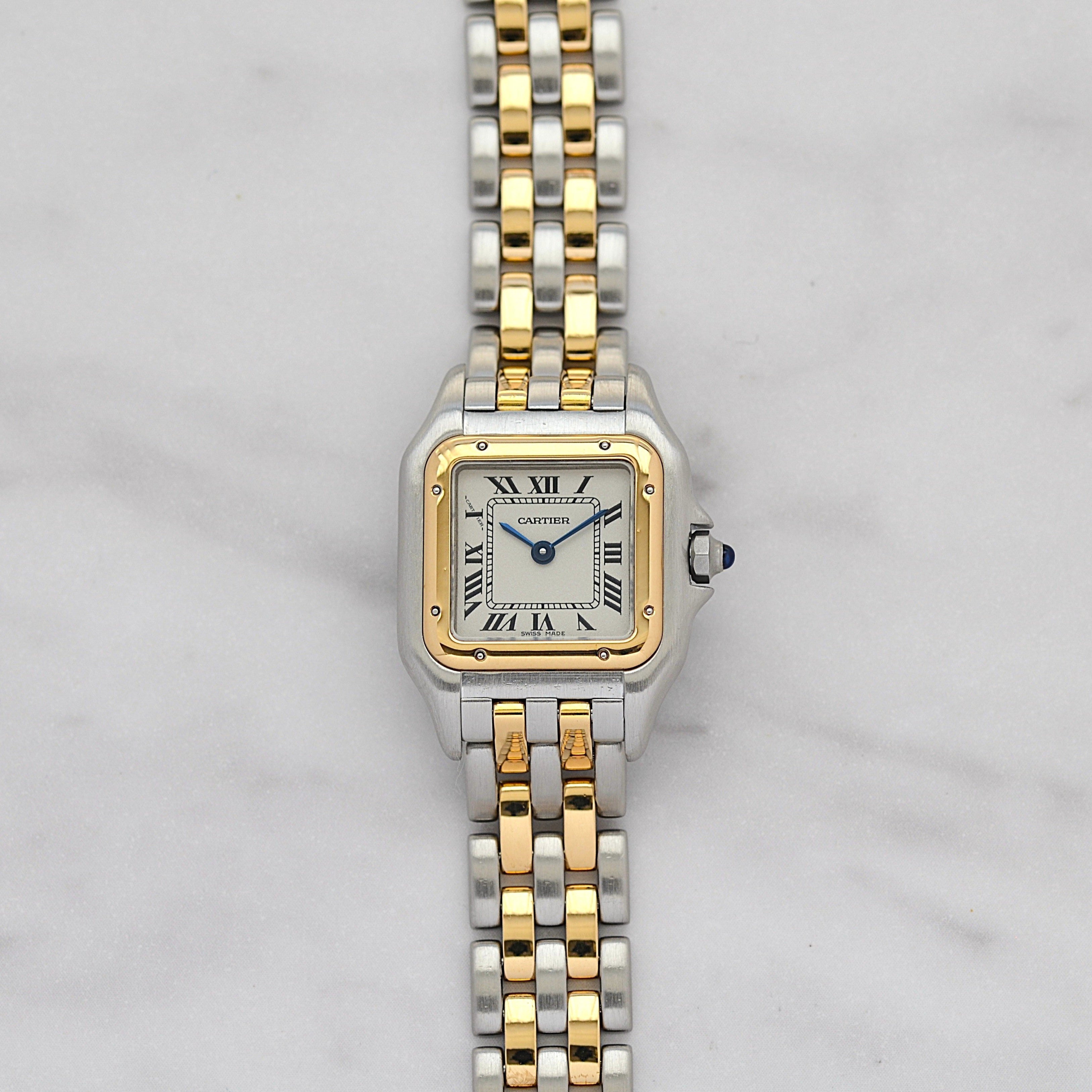 【Cartier】 Cartier Panthère SM 2rangs 18KYG x SS, Cartier Complete Service Performed