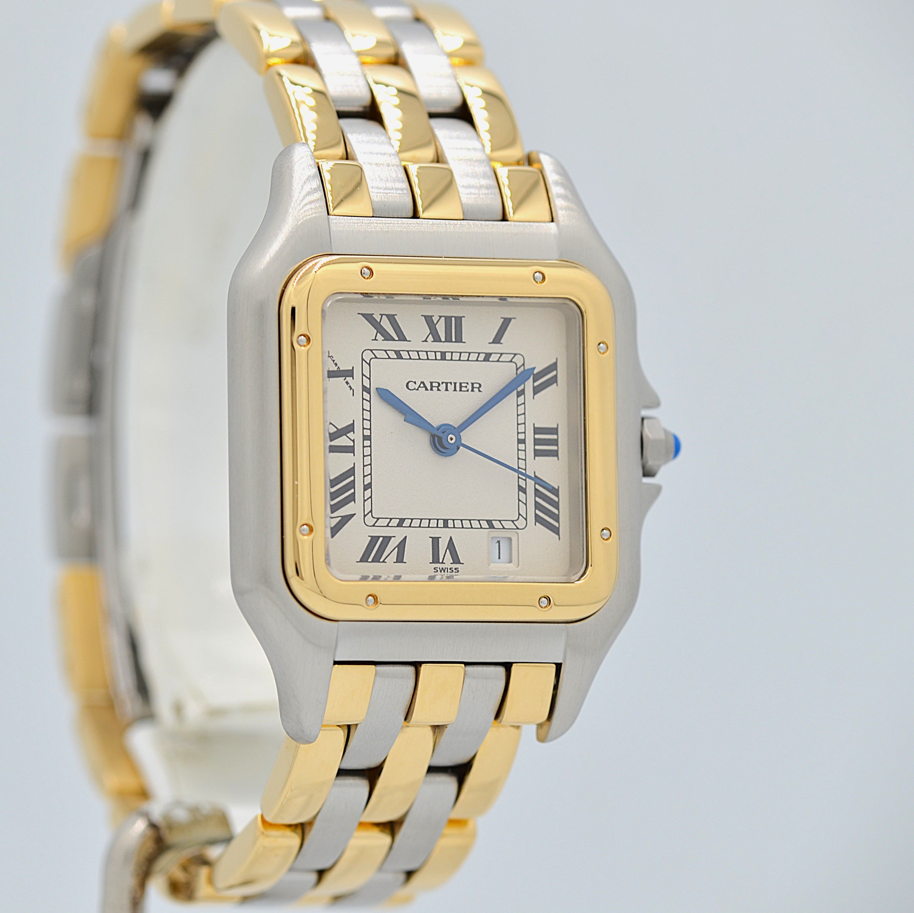 【Cartier】Cartier Panthère MM 3-Row 18K YG x SS, Cartier complete service performed