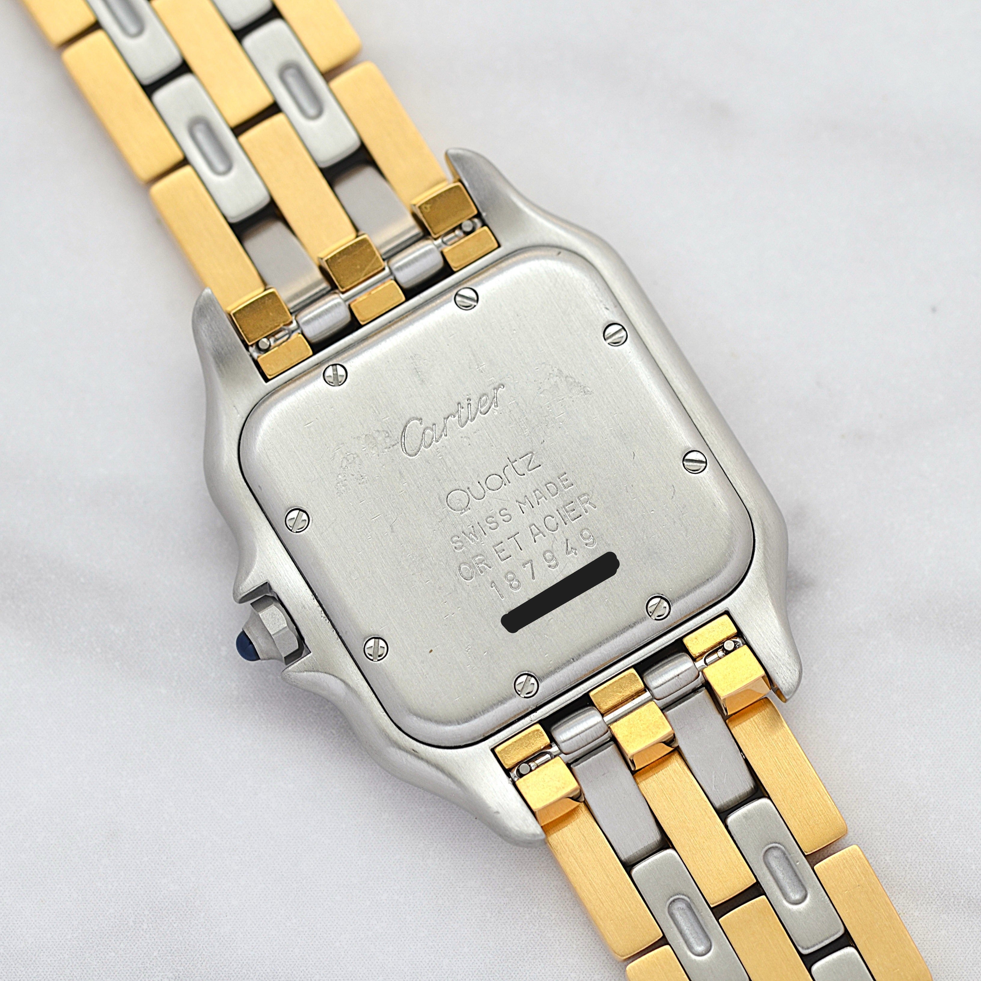 【Cartier】Cartier Panthère MM 3-Row 18K YG x SS, Cartier complete service performed