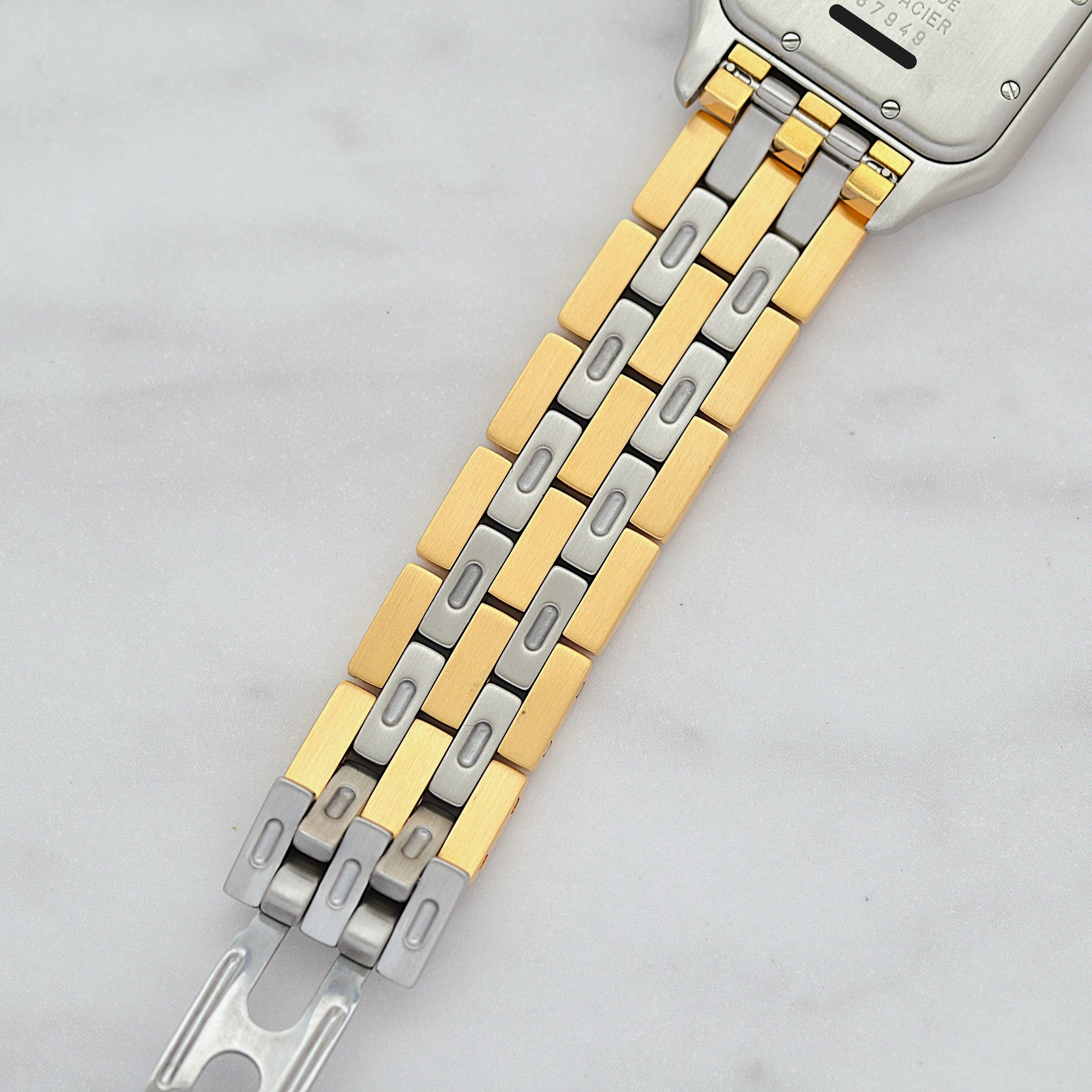 【Cartier】Cartier Panthère MM 3-Row 18K YG x SS, Cartier complete service performed